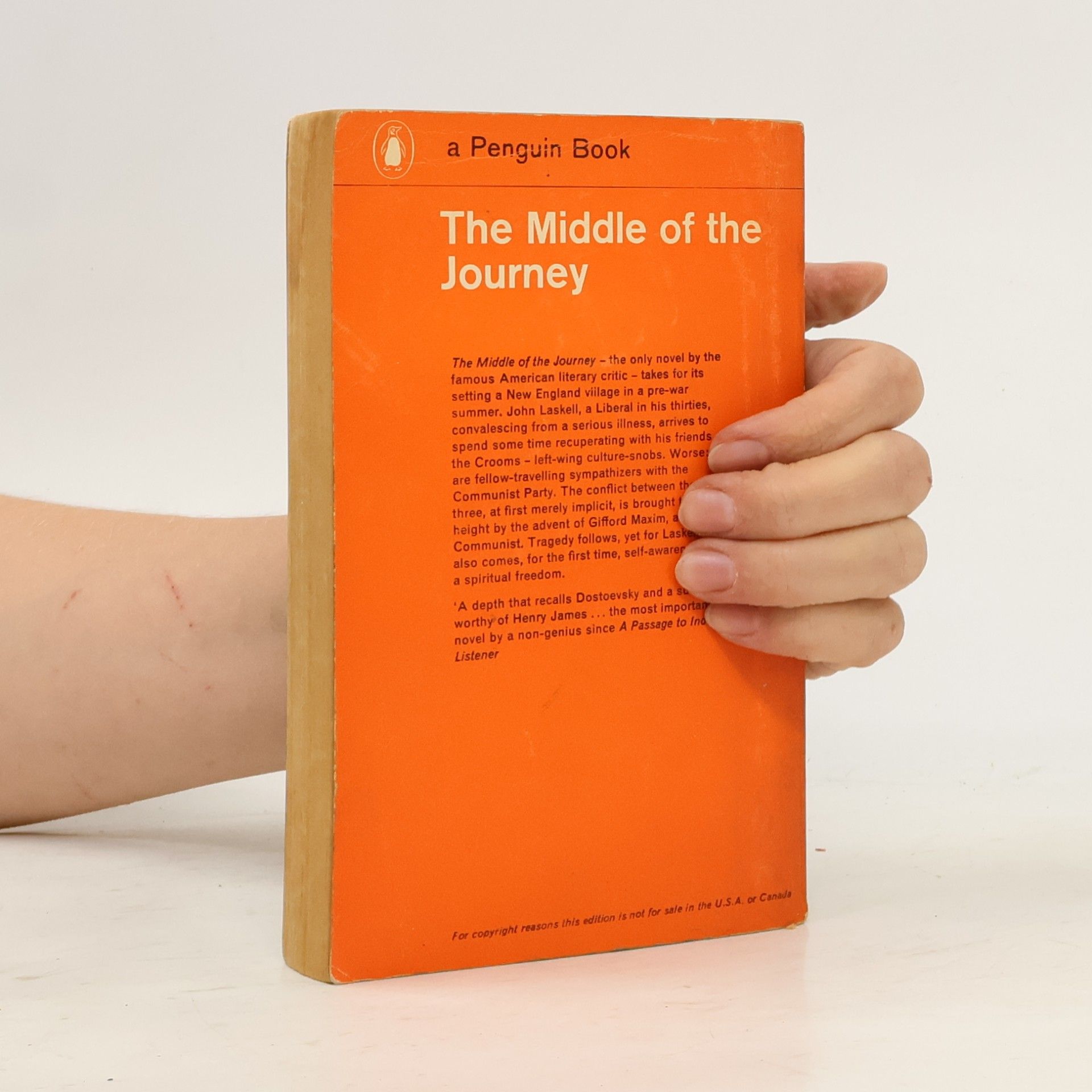 Lionel Trilling The Middle of the Journey