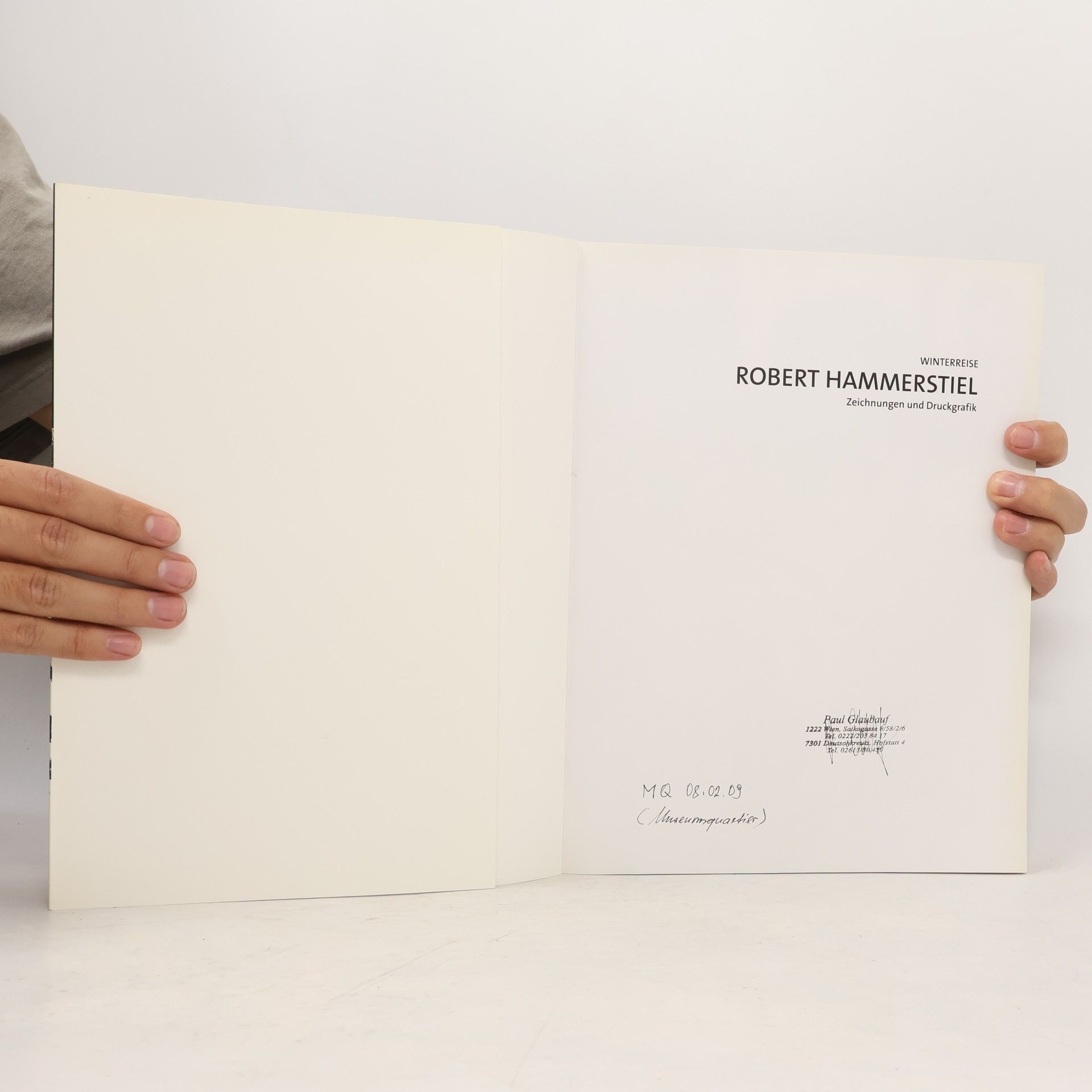 Manfred Thumberger Winterreise Robert Hammerstiel
