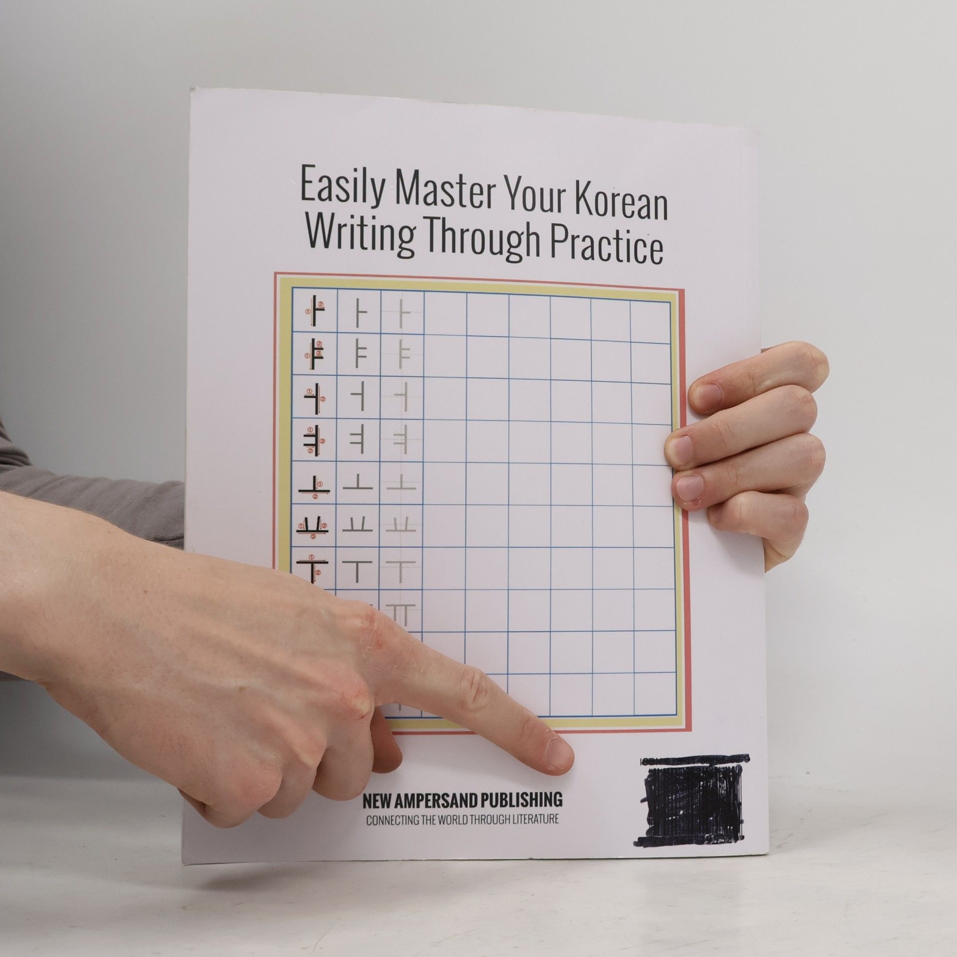 New Ampersand Publishing Easy Learning Fundamental Korean Writing Practice Book