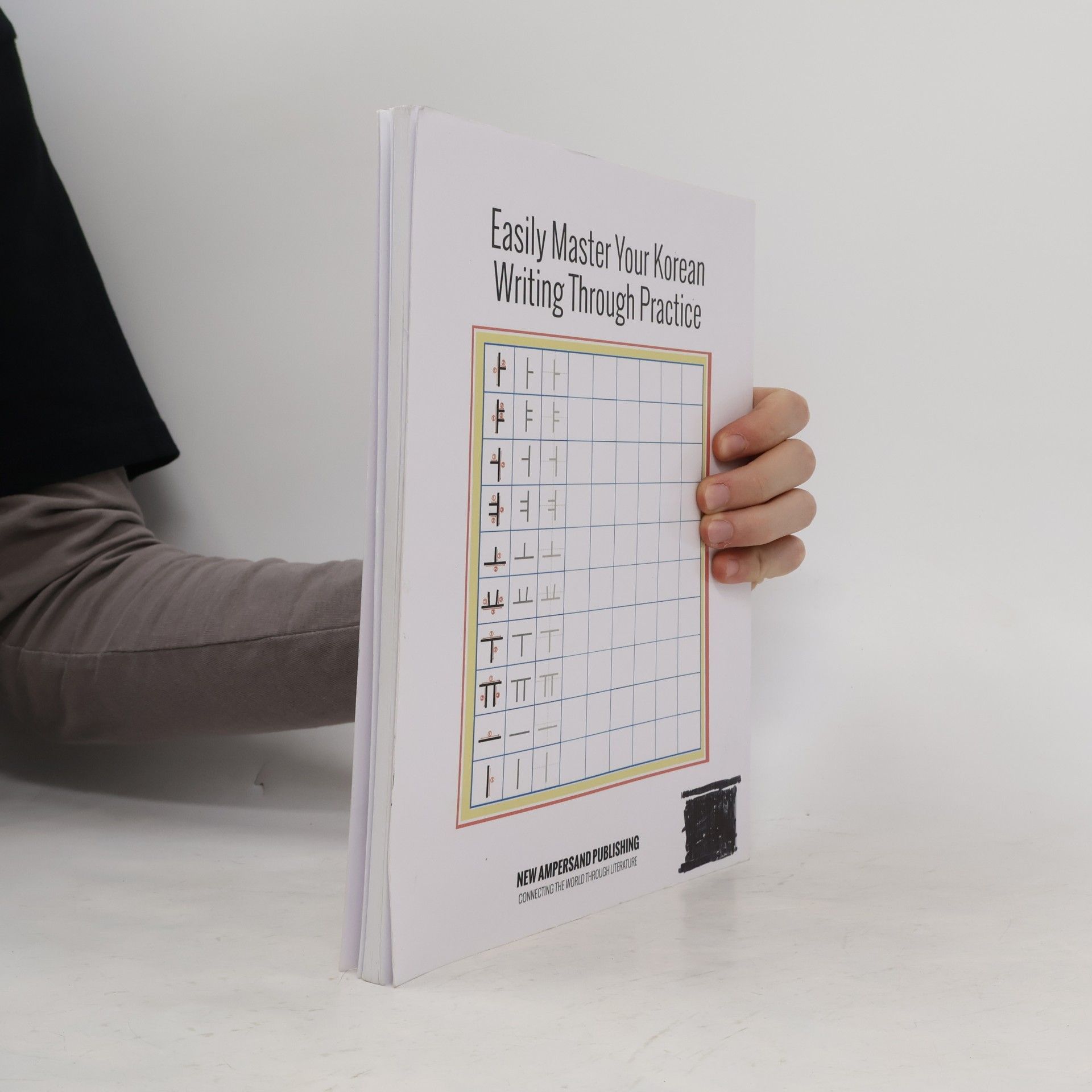 New Ampersand Publishing Easy Learning Fundamental Korean Writing Practice Book