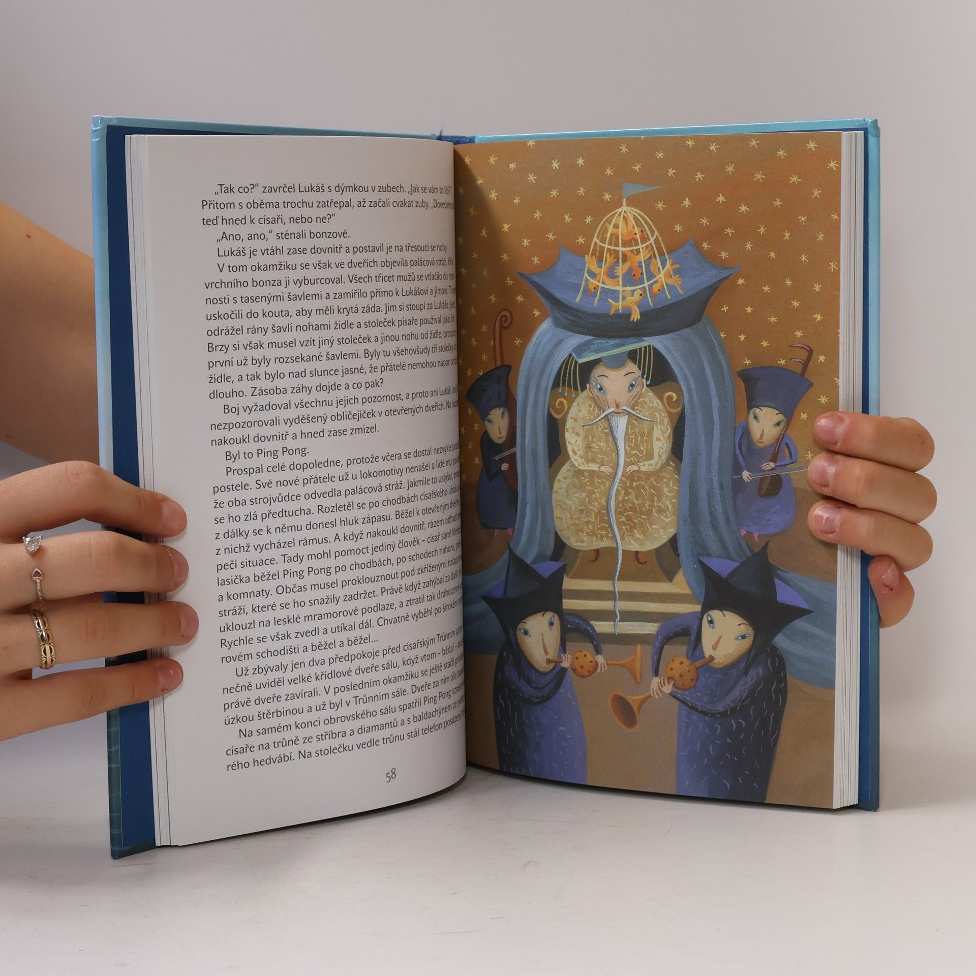 Michael Ende Jim Knoflík, Lukáš a lokomotiva Ema