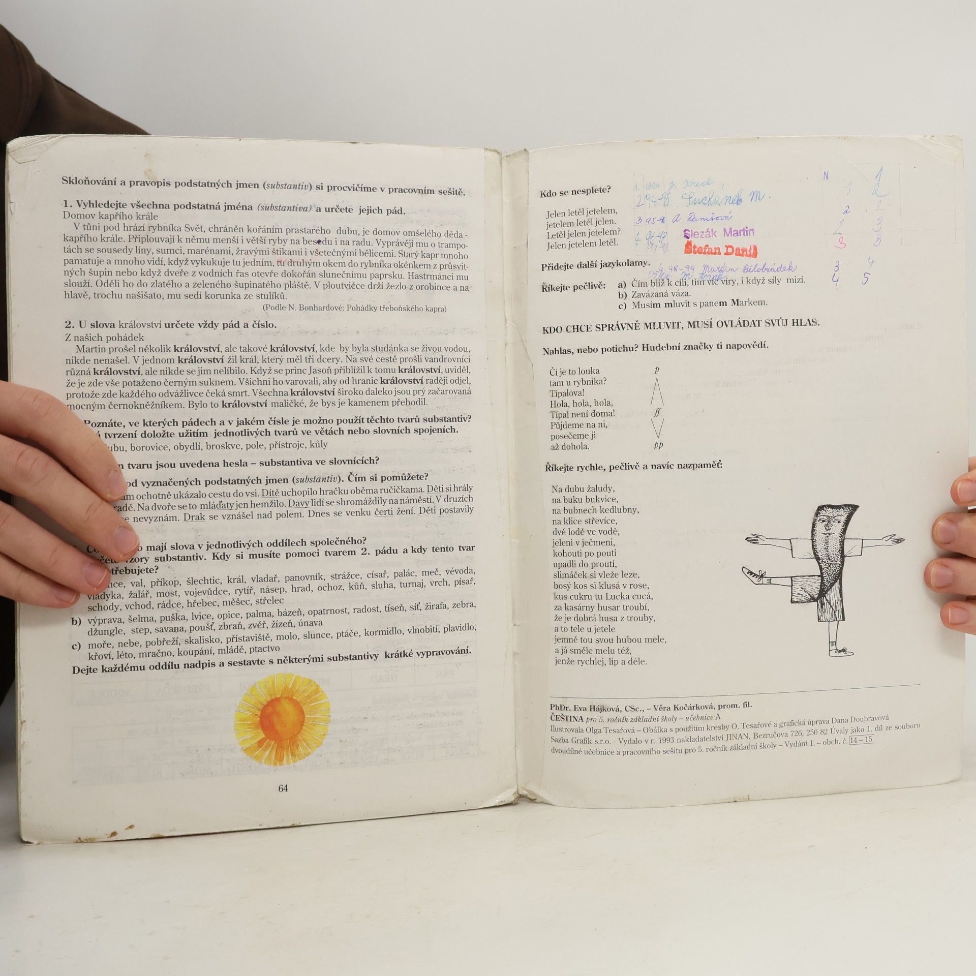 Autorenkollektiv Čeština pro 5. ročník základní školy - učebnice A