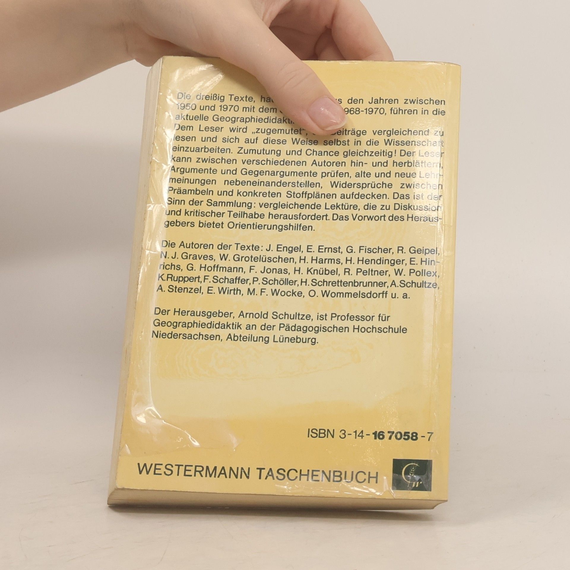 Arnold Schultze Westermann Taschenbuch - 58: Dreissig Texte zur Didaktik der Geographie