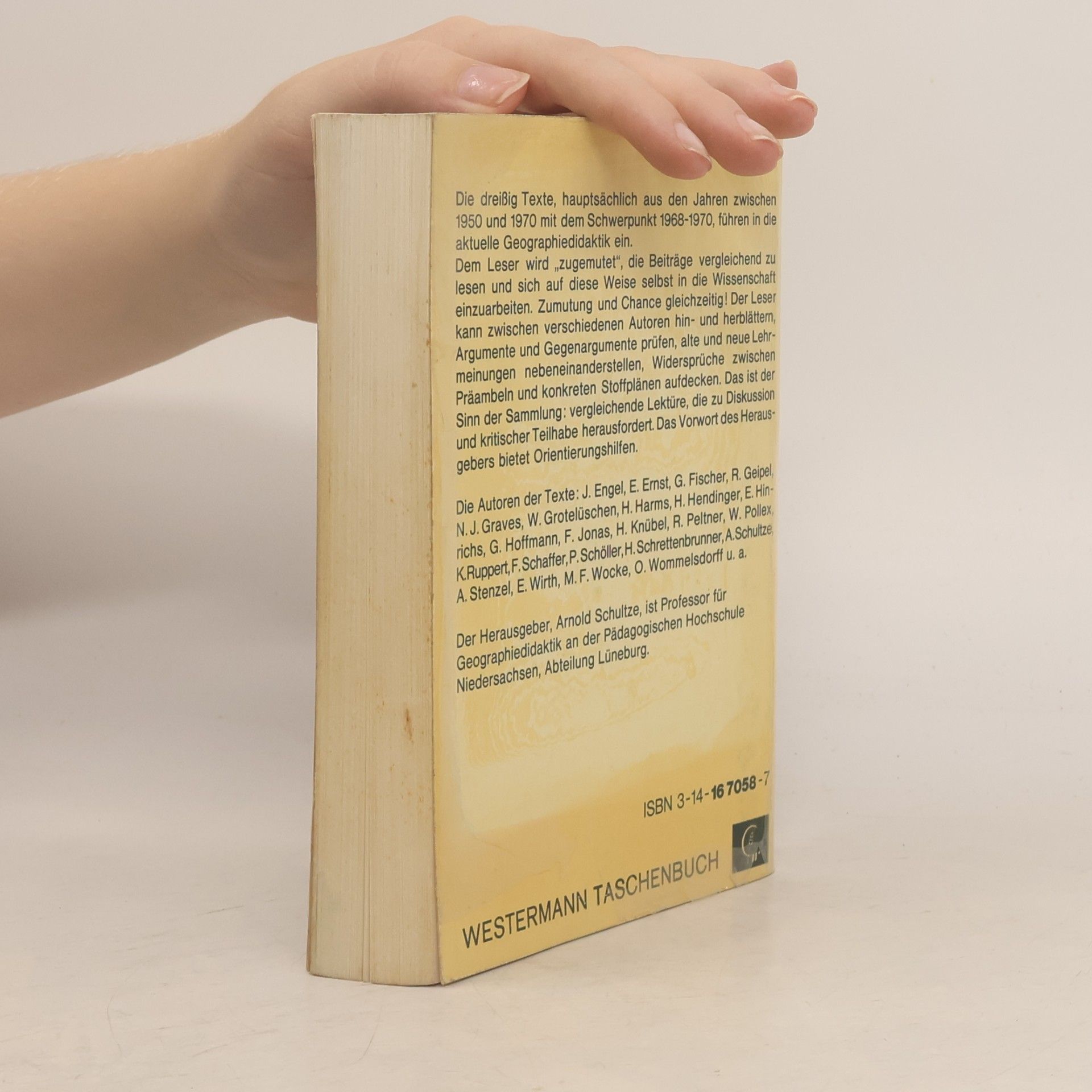 Arnold Schultze Westermann Taschenbuch - 58: Dreissig Texte zur Didaktik der Geographie