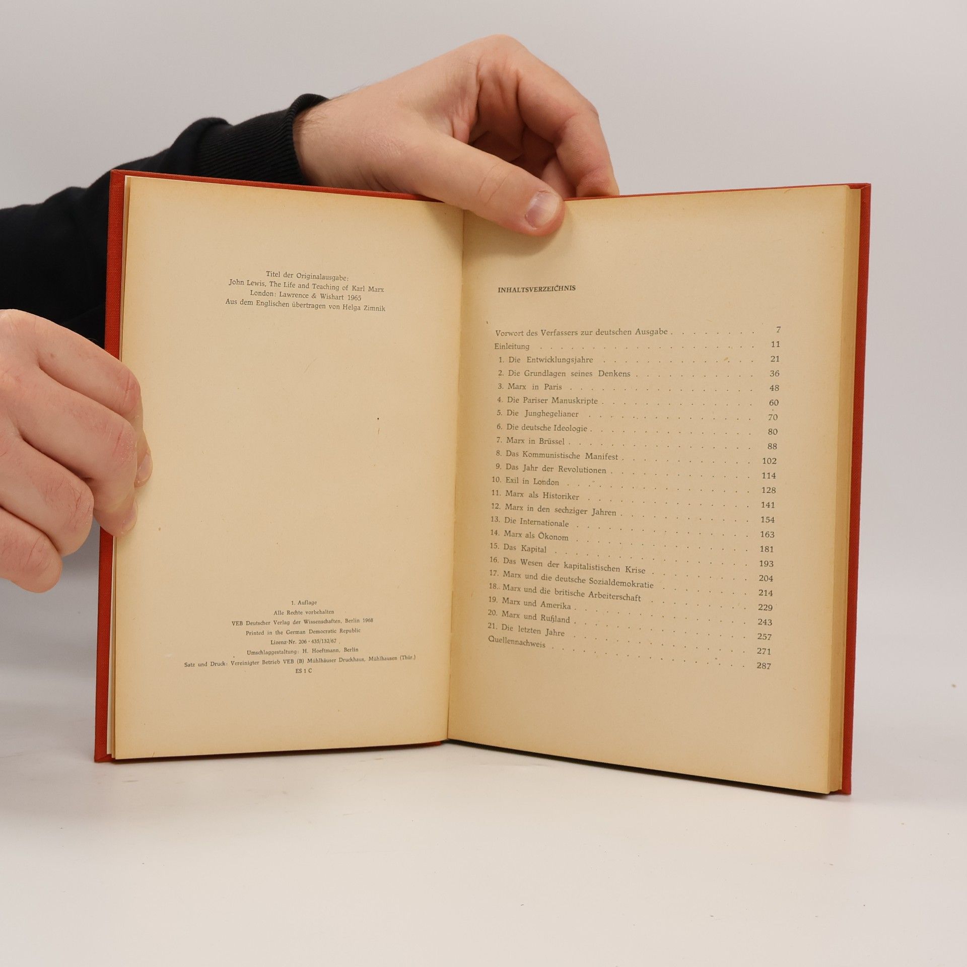 J. Lewis Karl Marx. Leben und Lehre