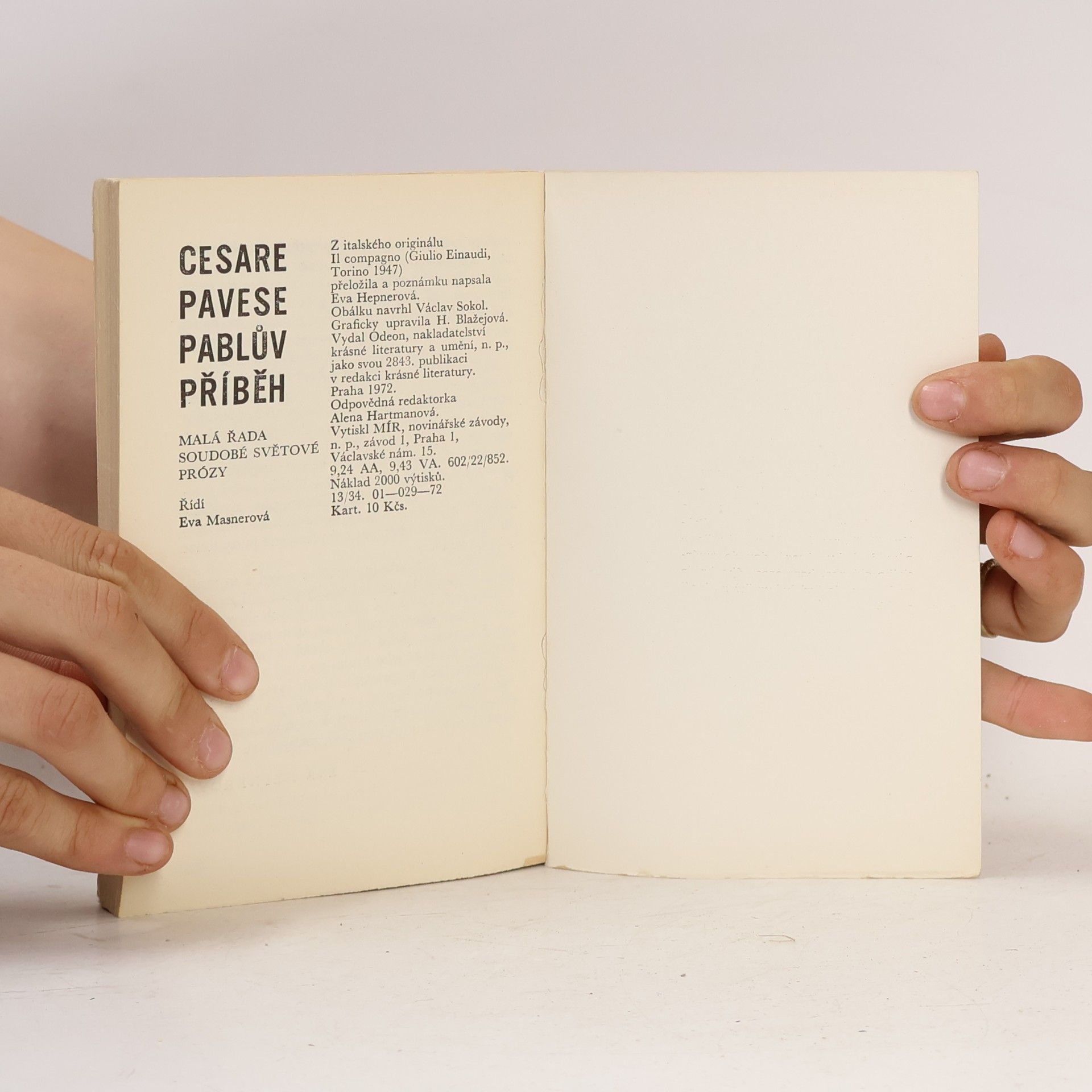 Cesare Pavese Pablův přiběh