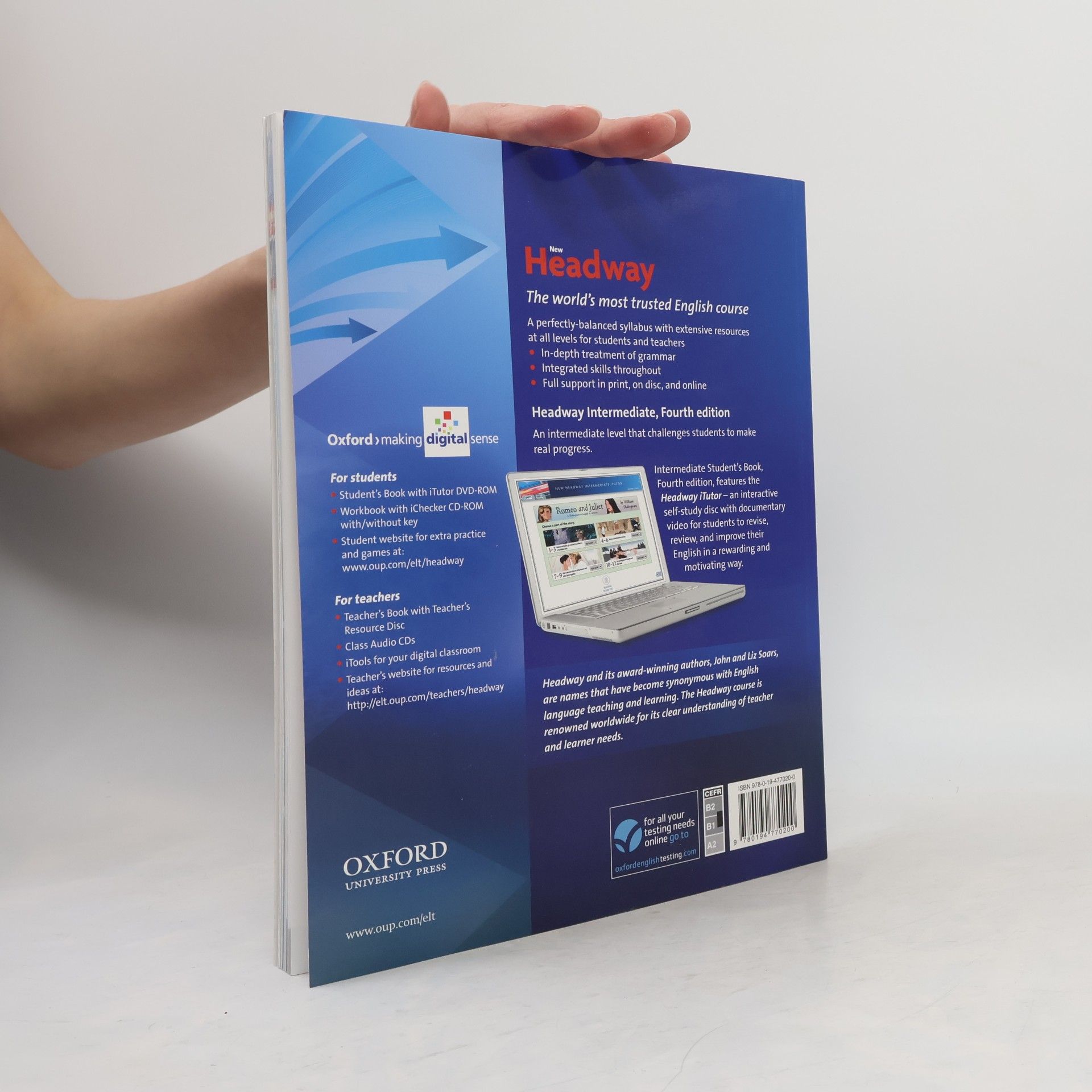 John Soars New Headway: Intermediate Fourth Edition: Student's Book and iTutor Pack