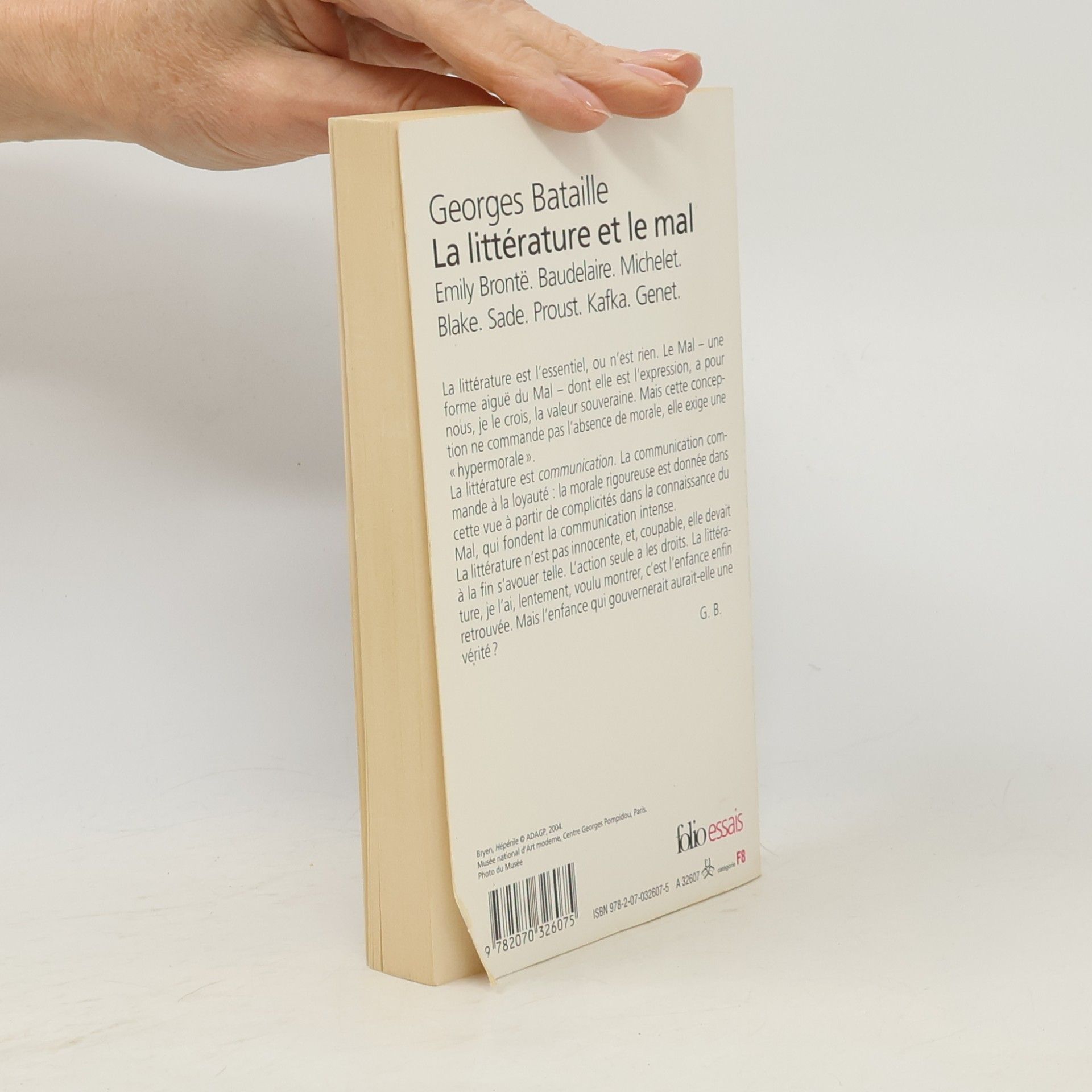 Georges Bataille La littérature et le mal