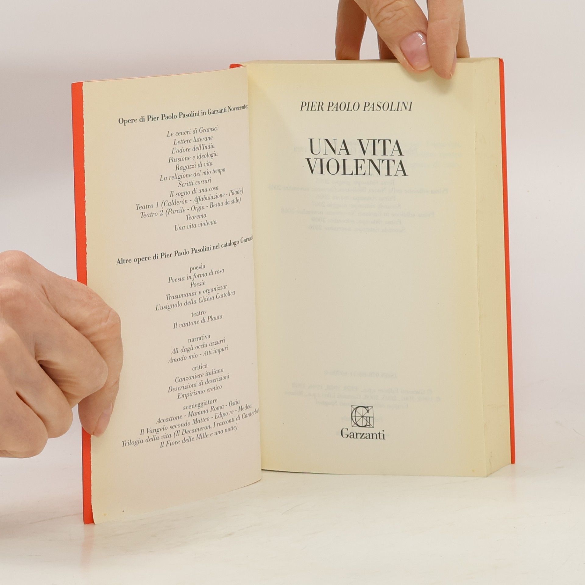 Pier Paolo Pasolini Una vita violenta
