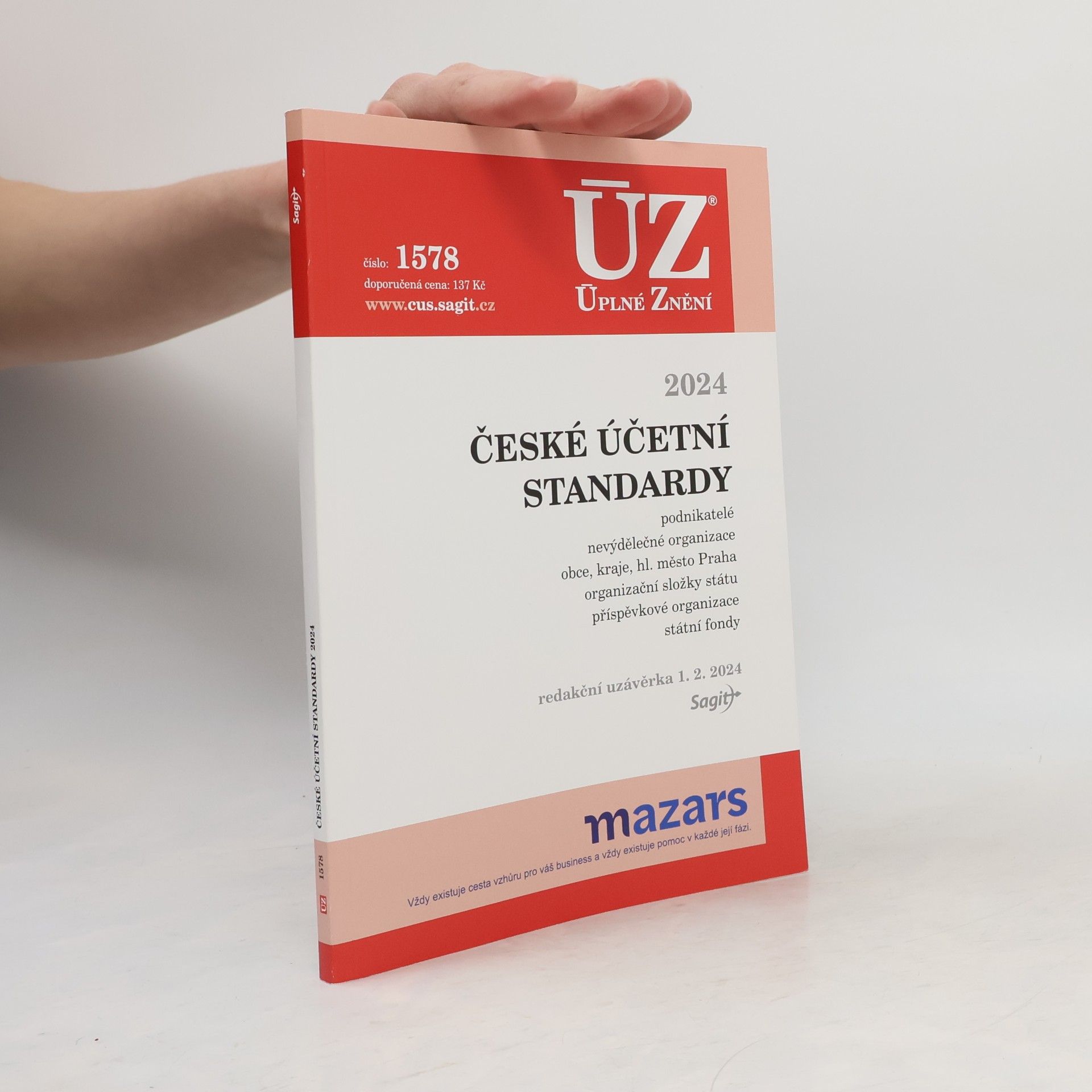 Collectif d'auteurs Úplné znění 1578. České účetní standardy 2024