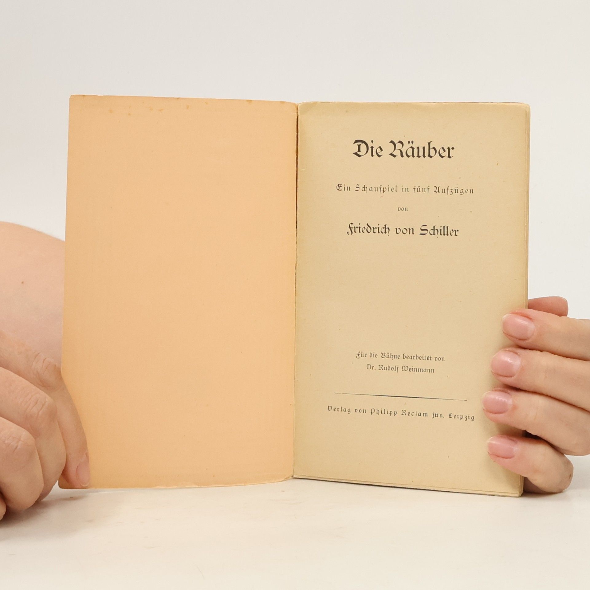Friedrich Schiller Die Räuber