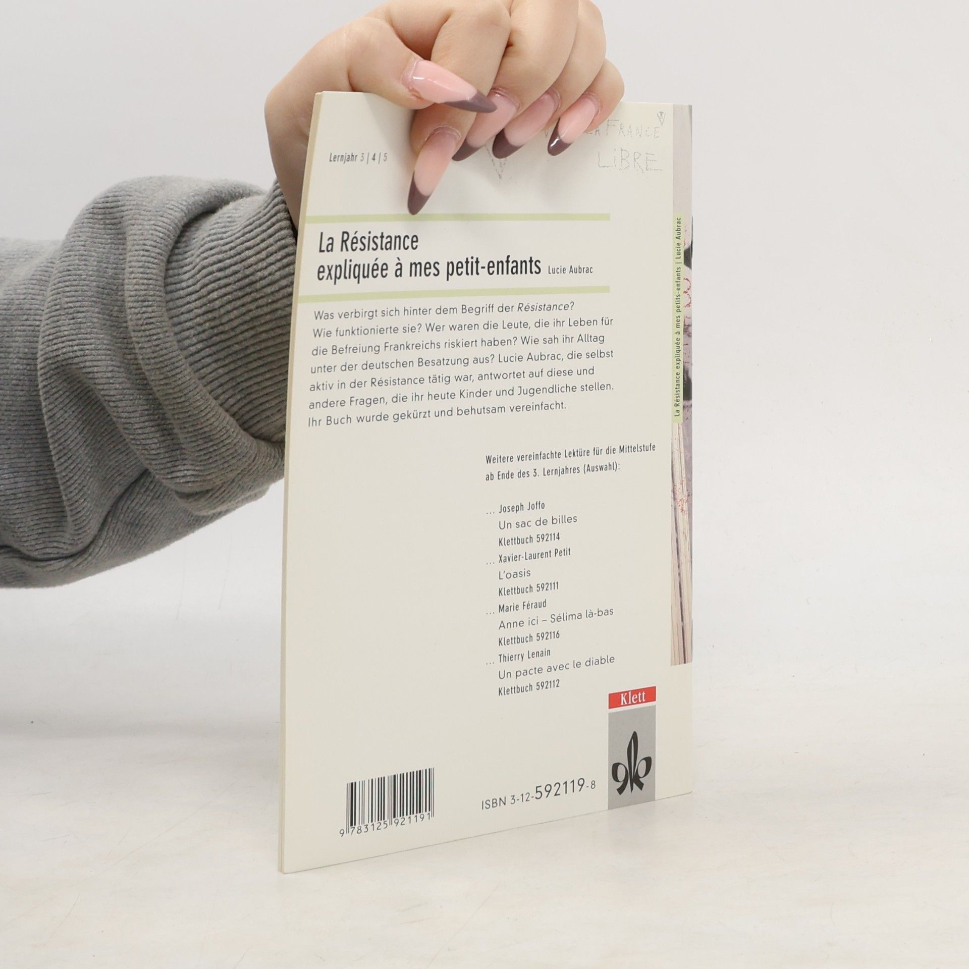 Lucie Aubrac La Résistance expliquée à mes petits-enfants. Schullektüre. 4. Lernjahr.