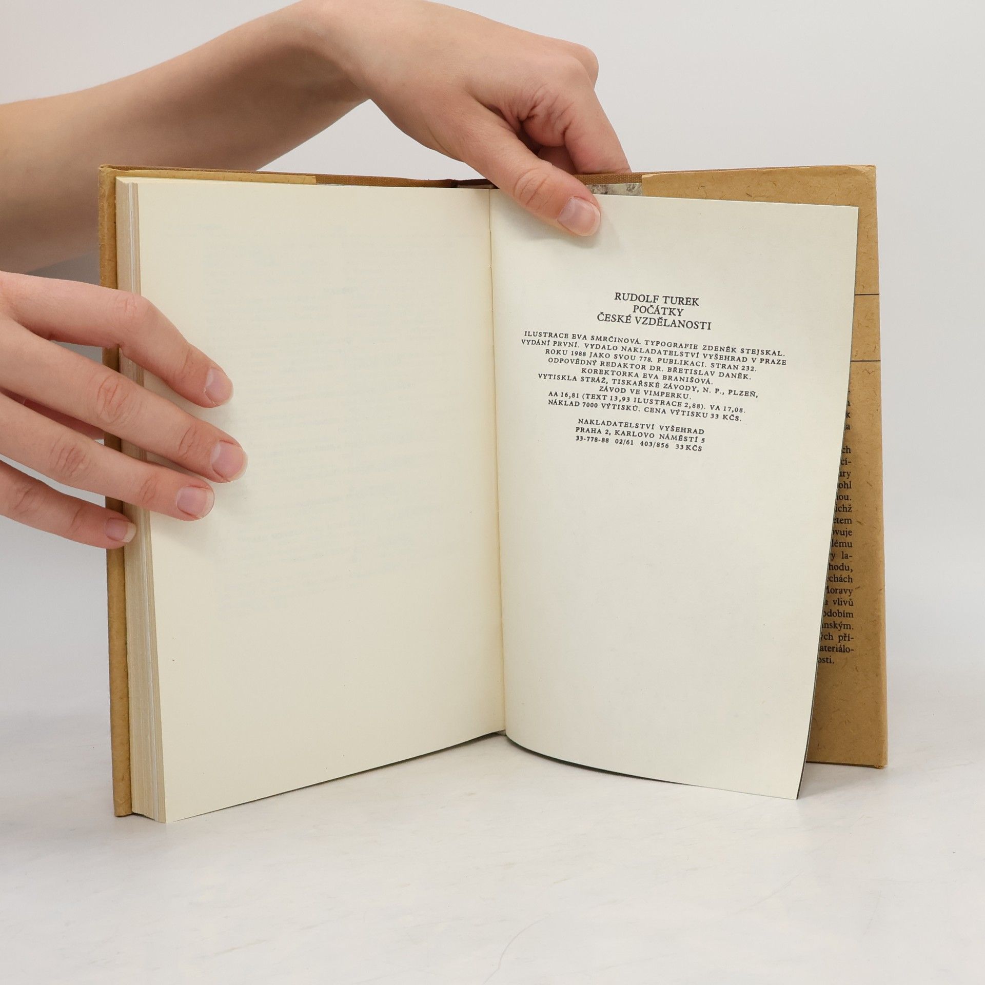 Rudolf Turek Počátky české vzdělanosti. Od příchodu Slovanů do doby románské