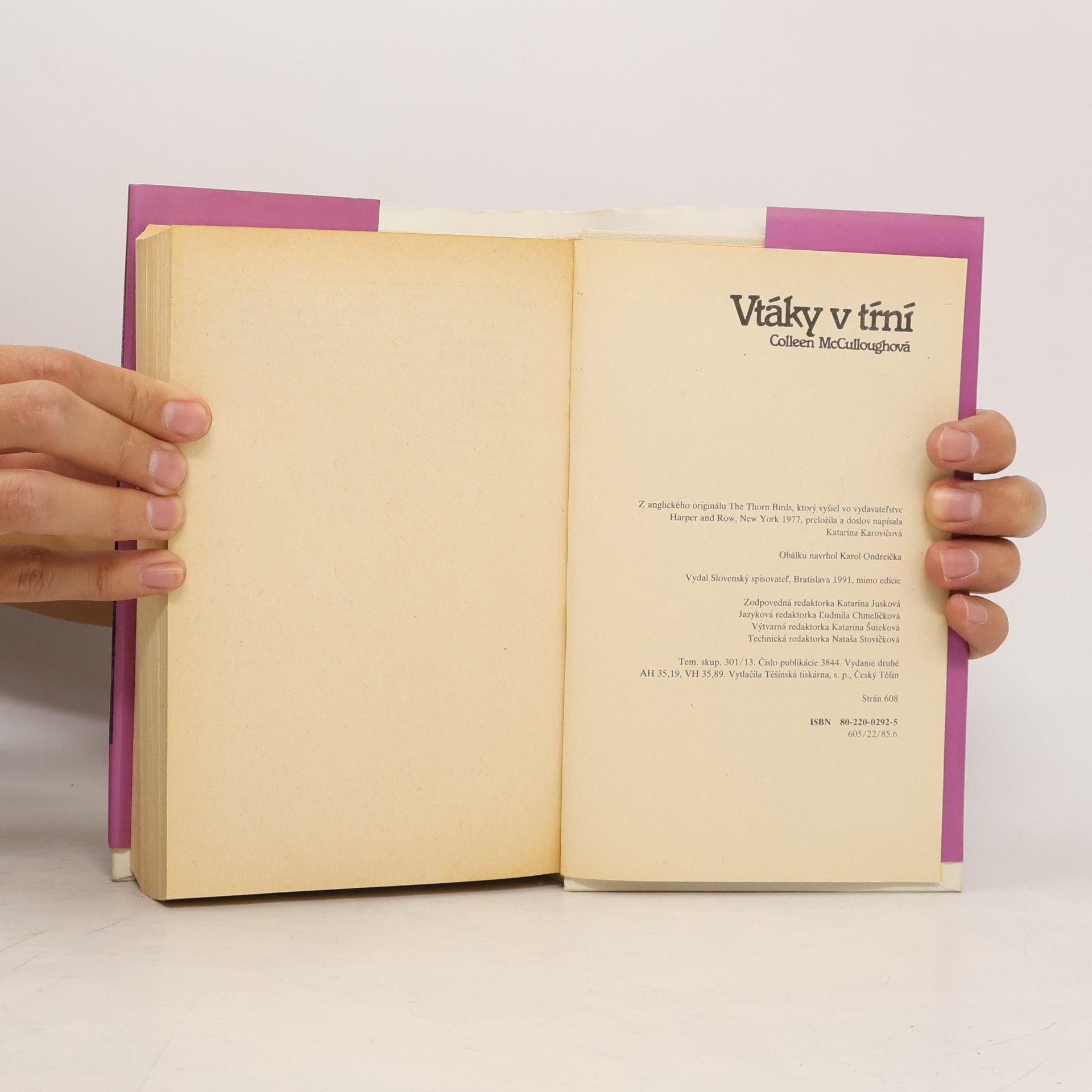 Colleen McCullough Vtáky v tŕní