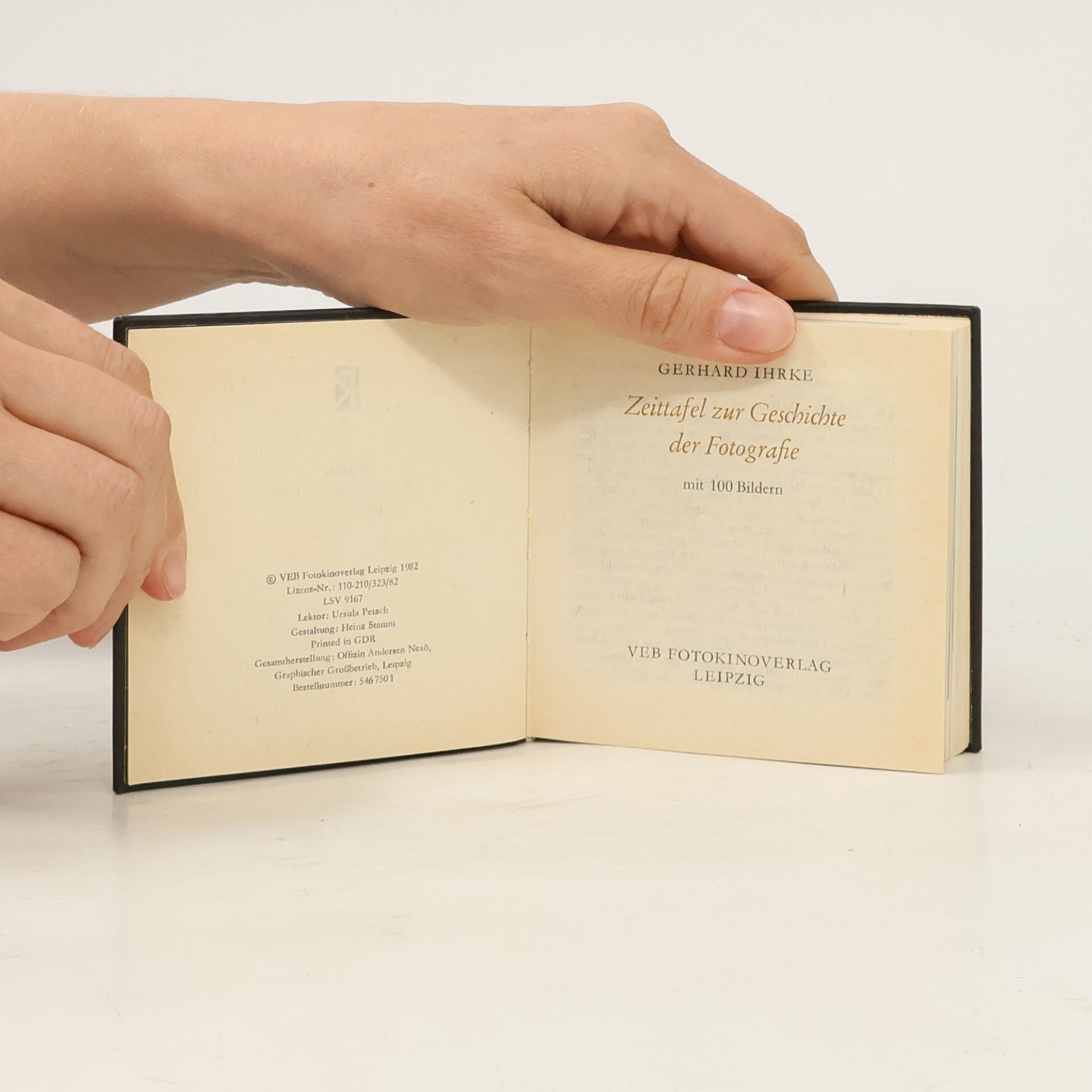Gerhard Ihrke Zeittafel zur Geschichte der Fotografie