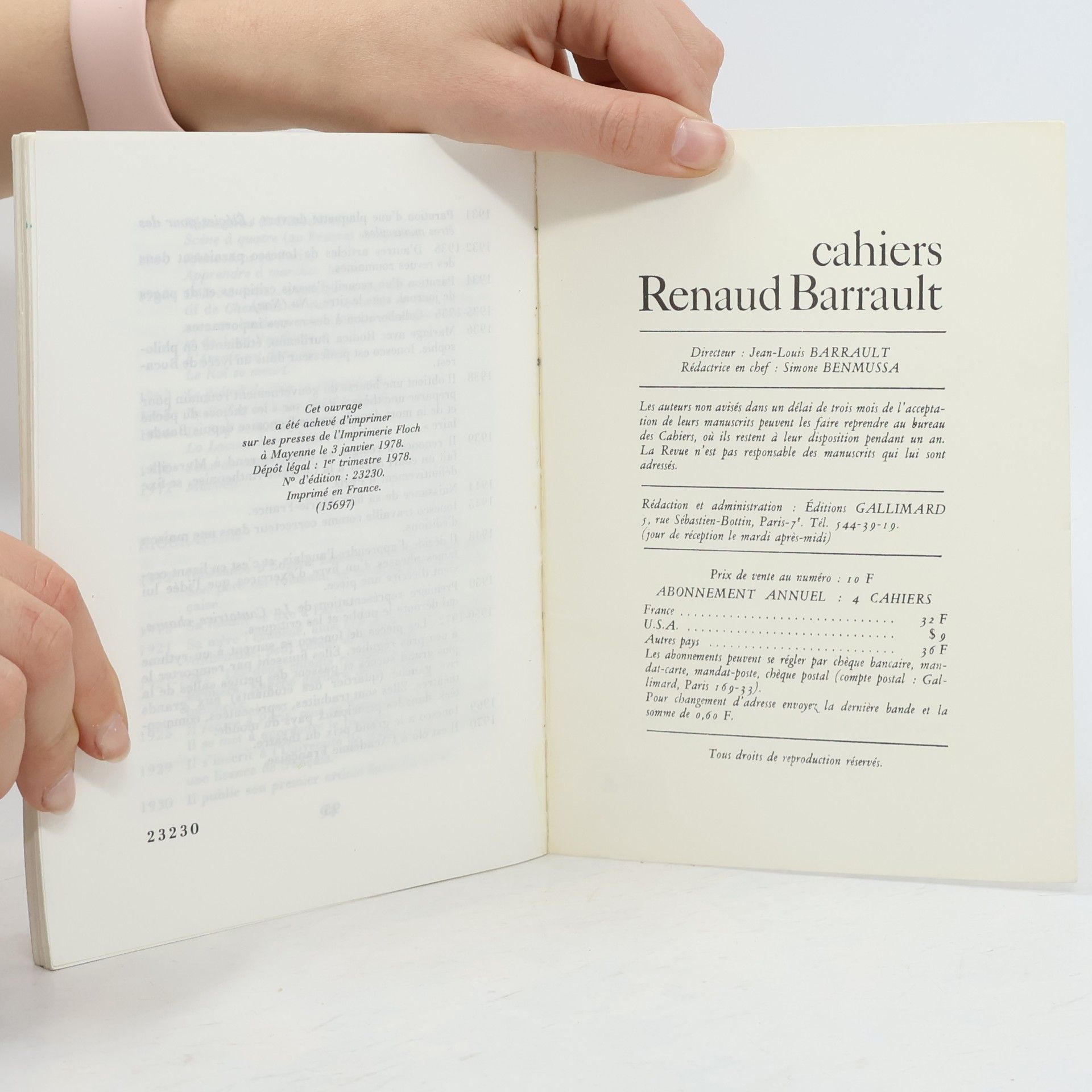 Jean-Louis Barrault Ionesco: Rhinoceros
