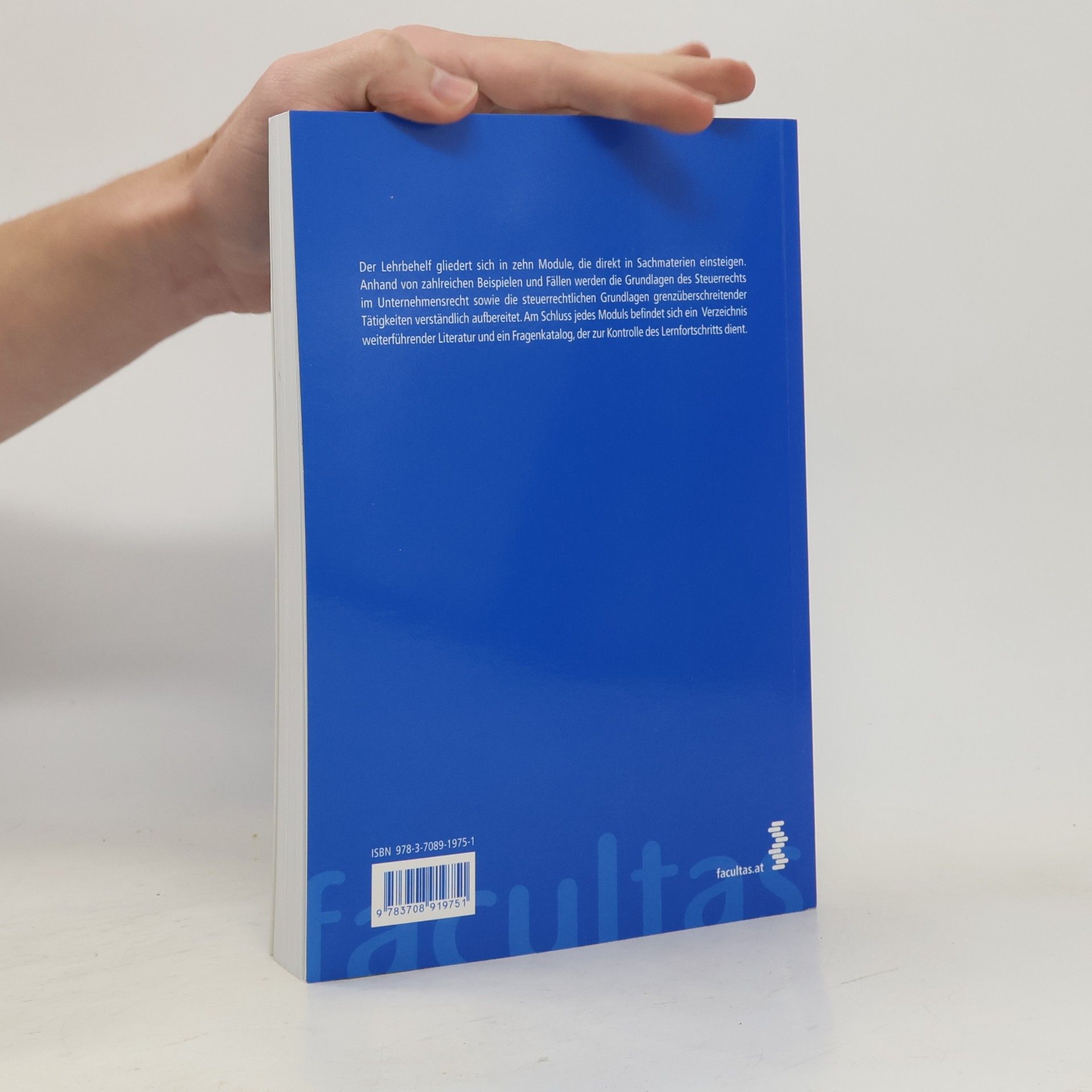 Kofler Manual - 19: Einführung in das Steuerrecht