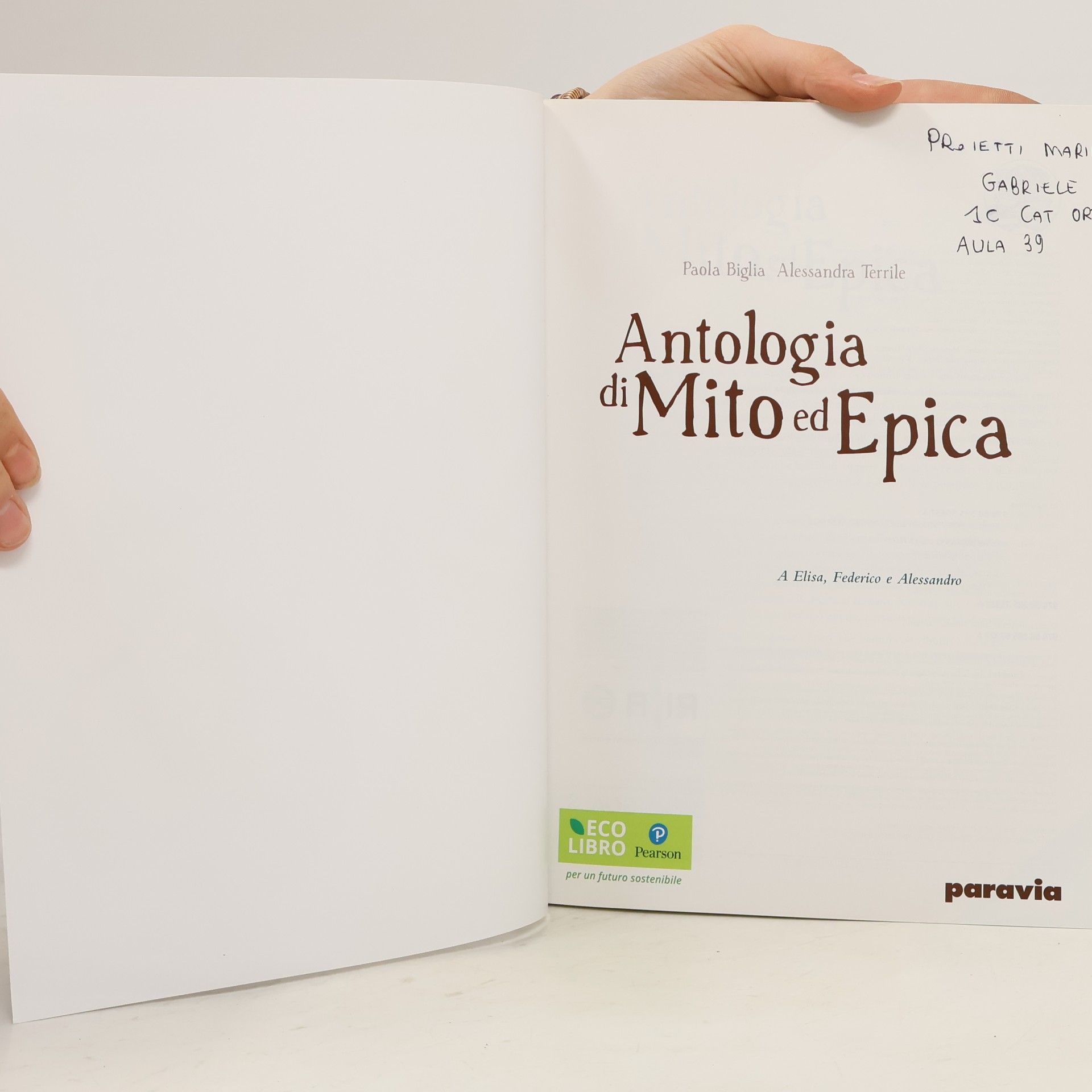Paola Biglia Minimo e Immenso - 2: Antologia di Mito ed Epica