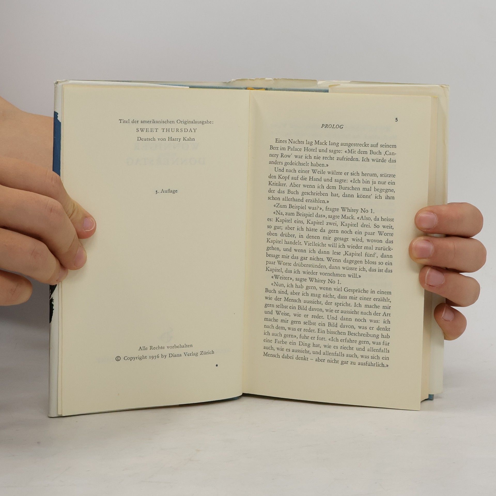 John Steinbeck Wonniger Donnerstag