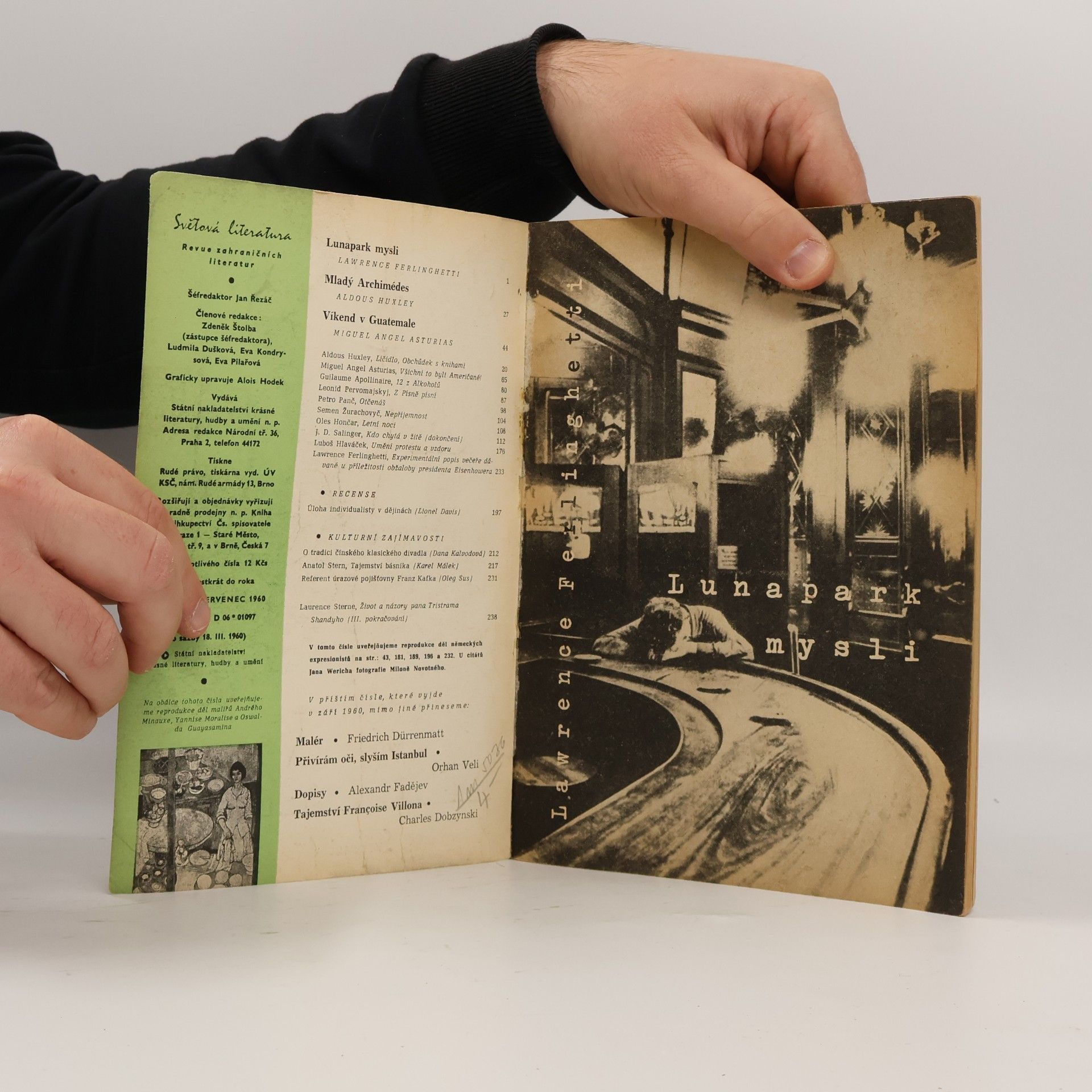 Autorenkollektiv Světová literatura 4/1960