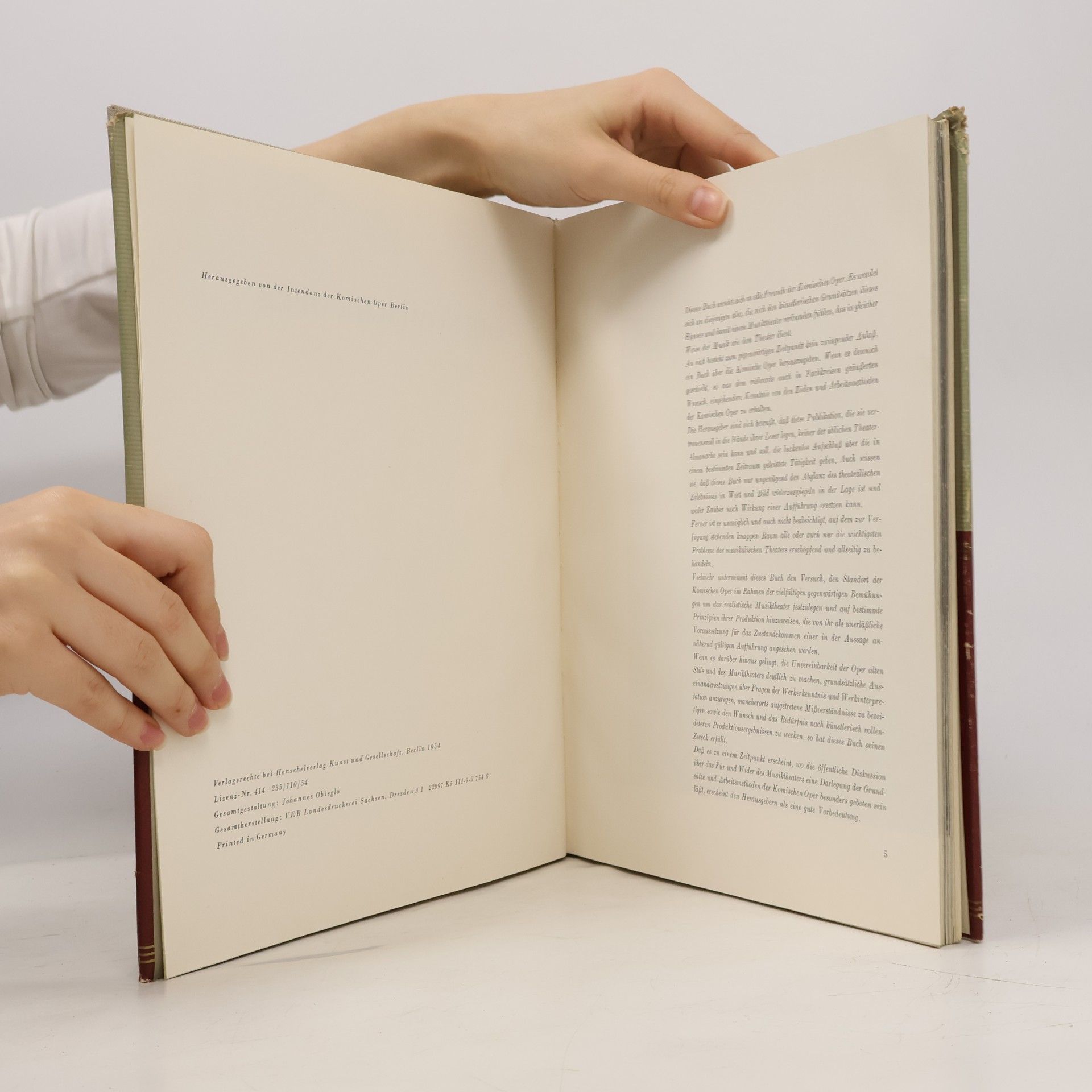 Autorenkollektiv Die Komische Oper. Berlin 1947-1954