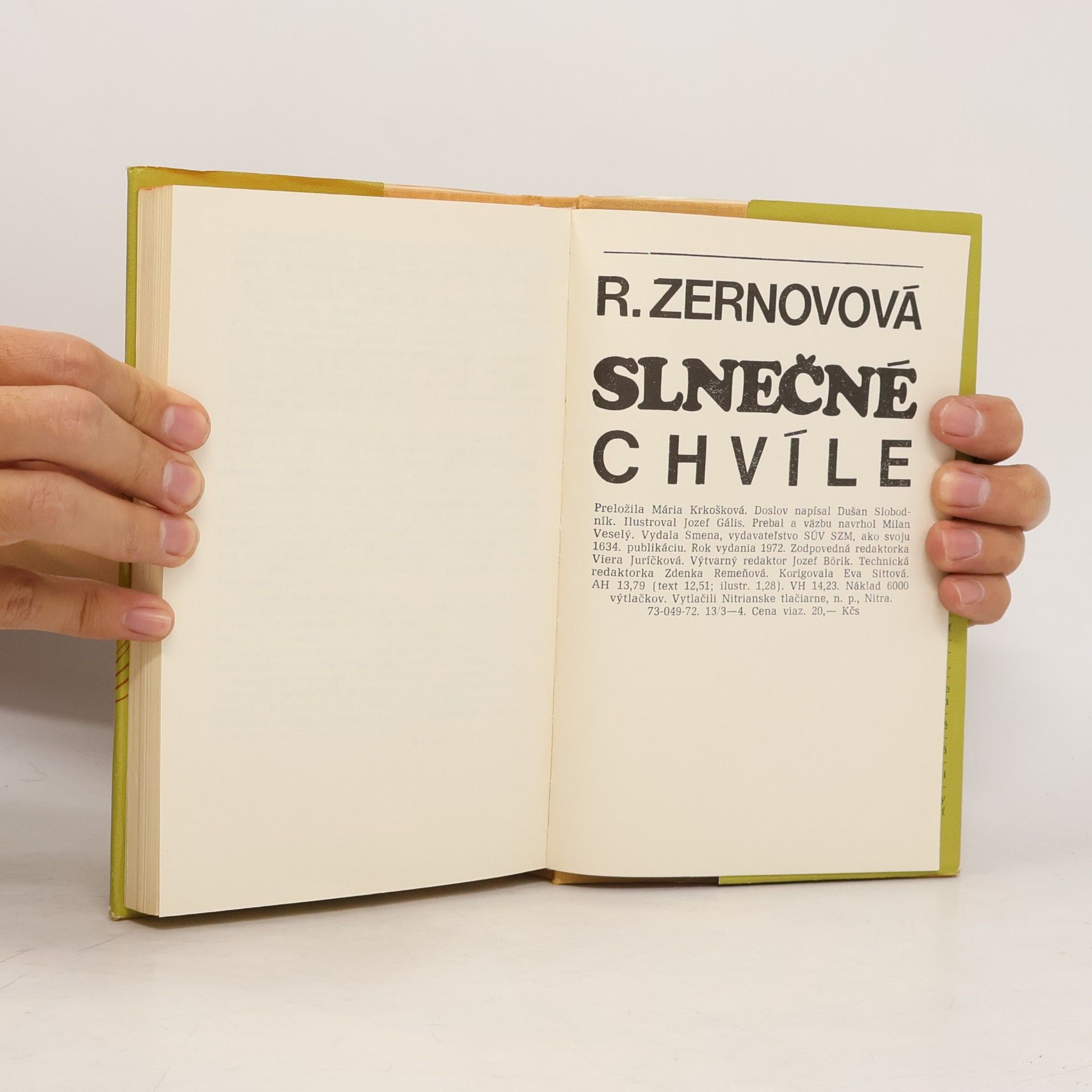 Ruth Zernovová Slnečné chvíle