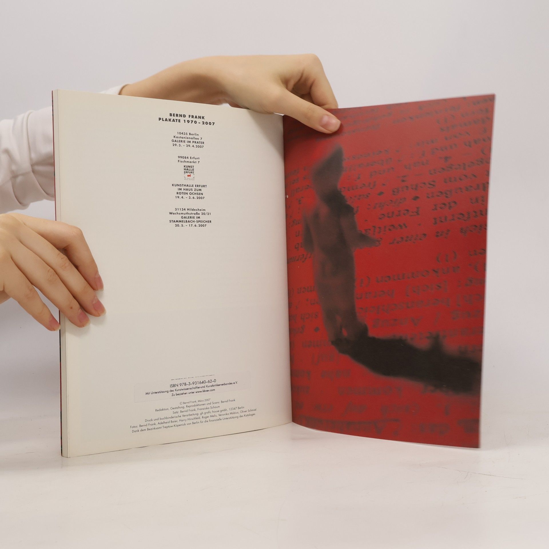 Bernd Frank Plakate für das Theater 1970 - 2007