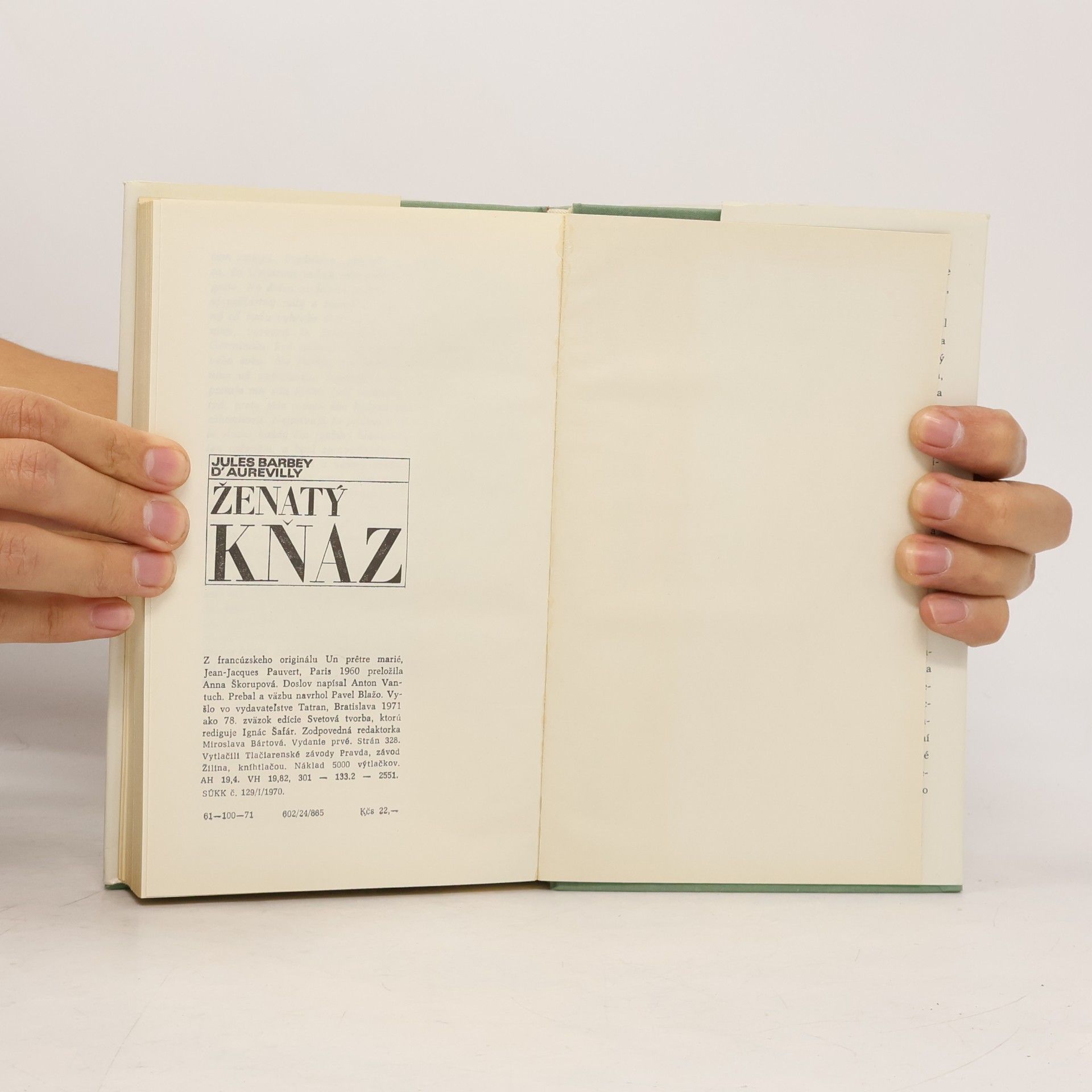 Jules Amédée Barbey d'Aurevilly Ženatý kňaz