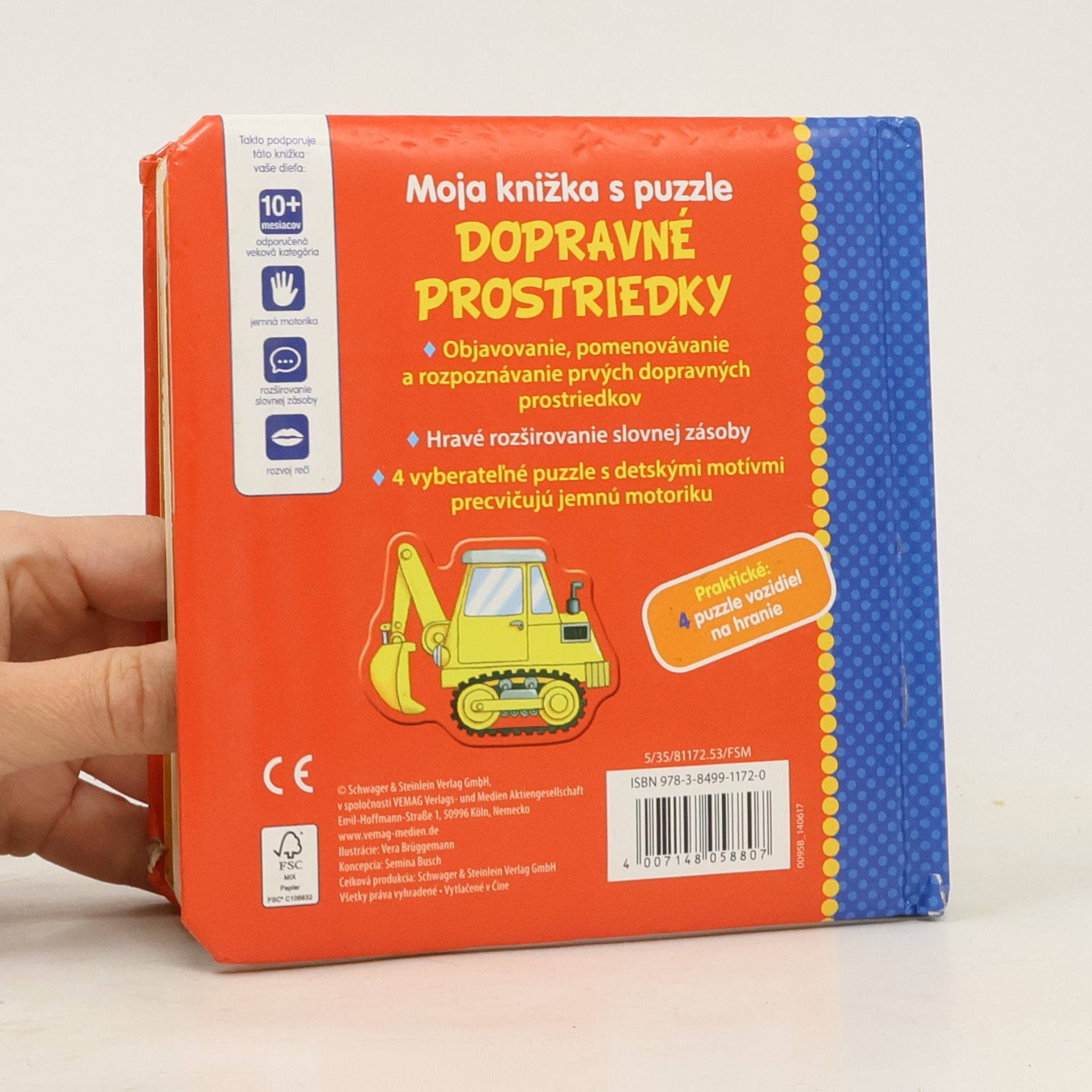 Semina Busch Moje knížka s puzzle. Dopravní prostředky.