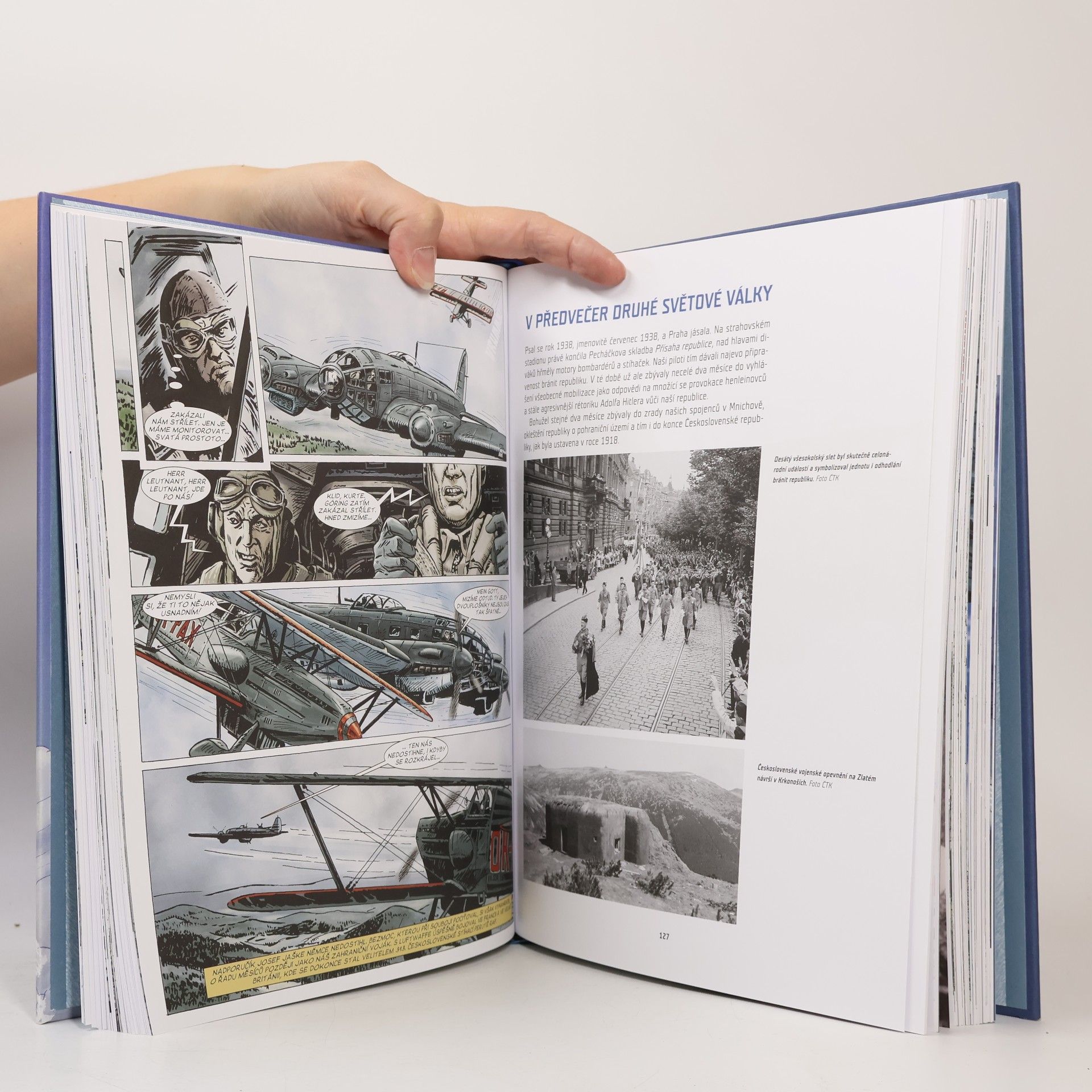 Václav Šorel Vzduch je naše moře: Historie českého a československého letectví v komiksu