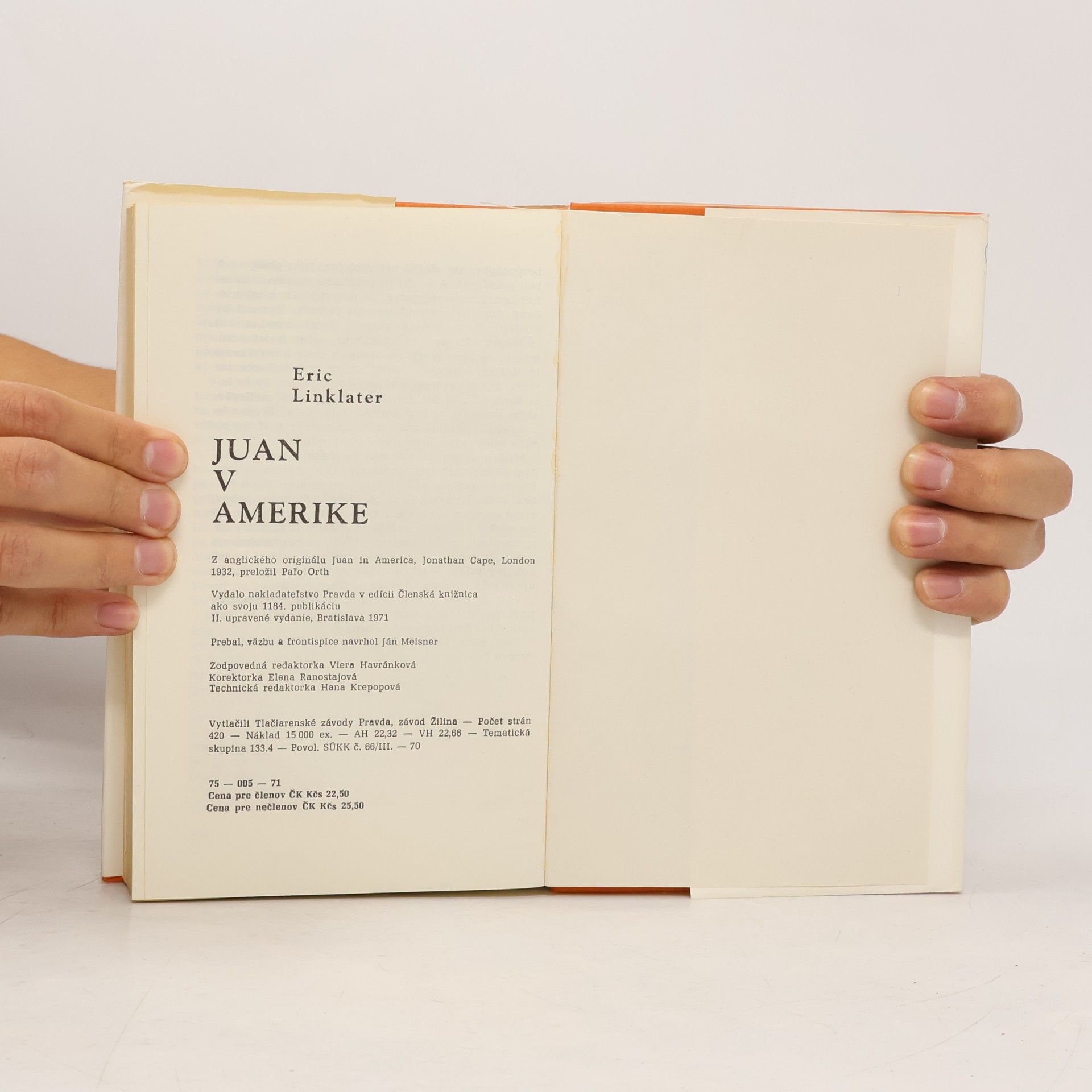 Eric Linklater Juan v Amerike