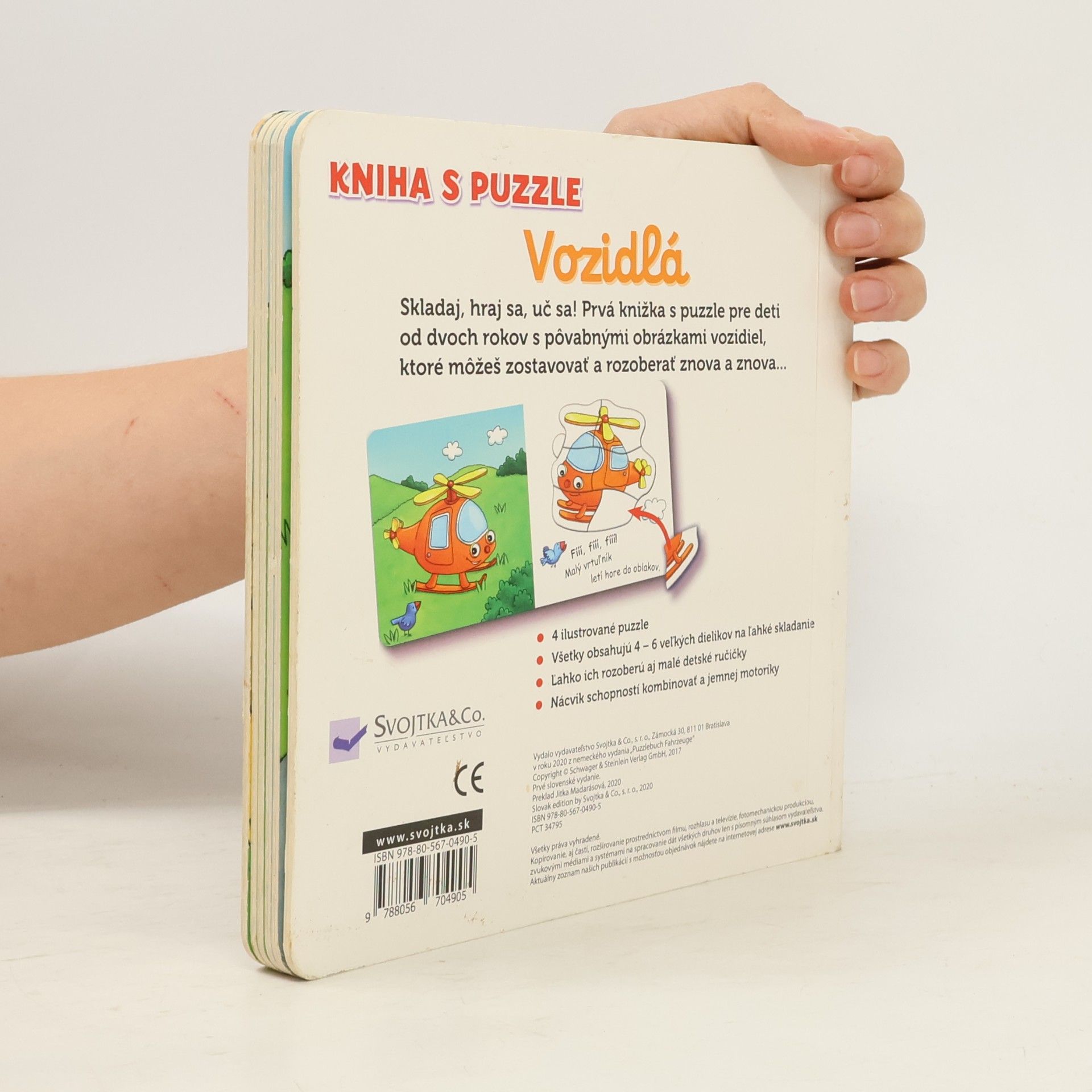 Kolektiv autorů Kniha s puzzle. Vozidlá