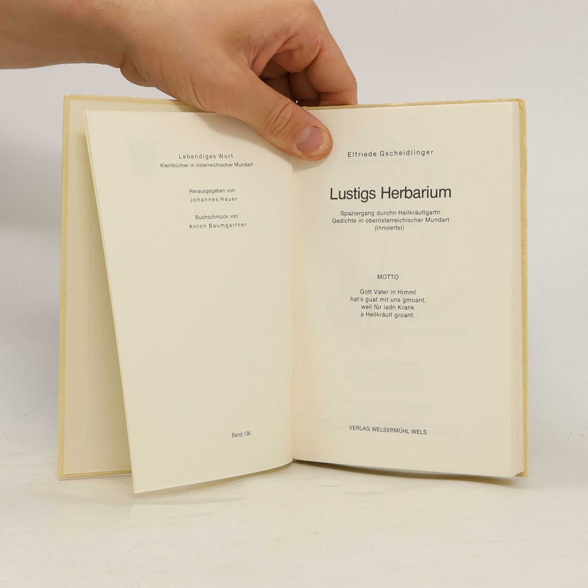 Elfriede Gscheidlinger Lustigs Herbarium. Band 136