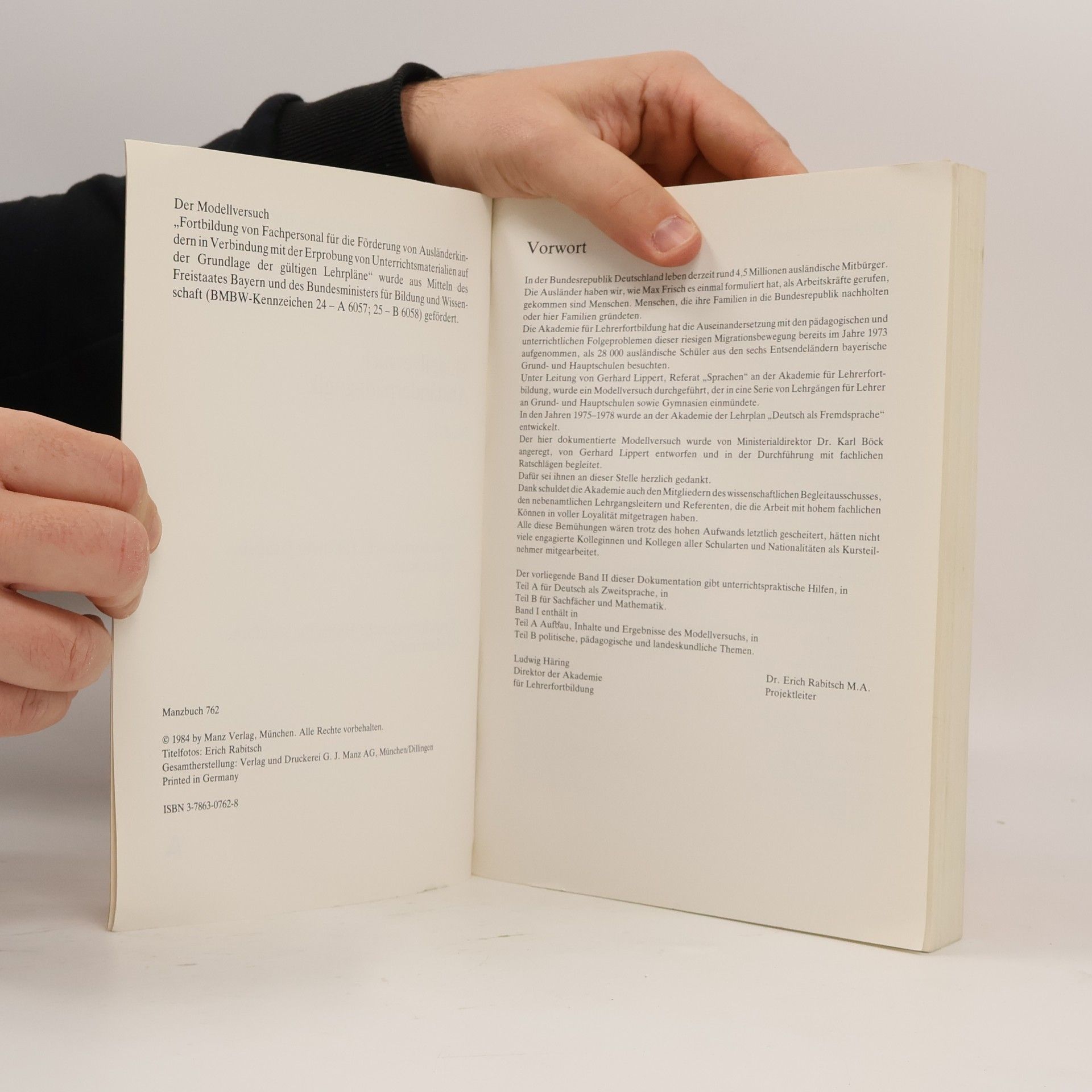 Autorenkollektiv Modellversuch Ausländerpädagogik II