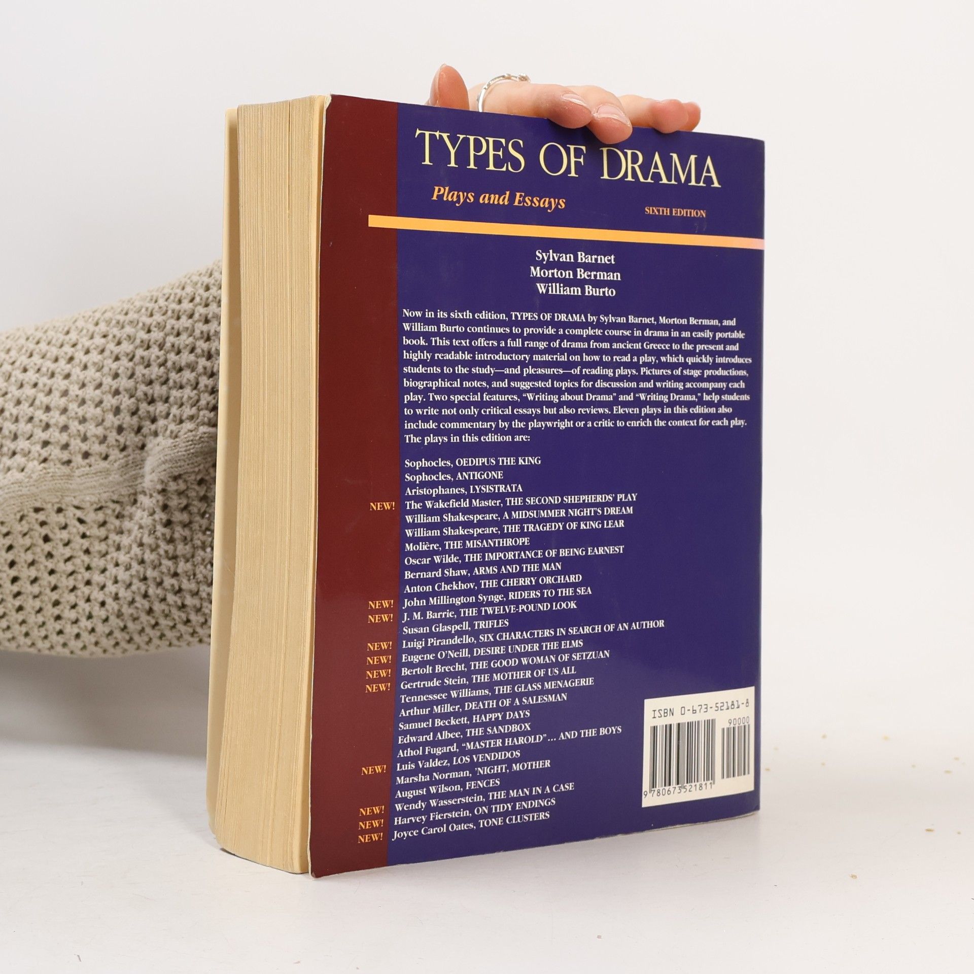 Sylvan Barnet Types of Drama