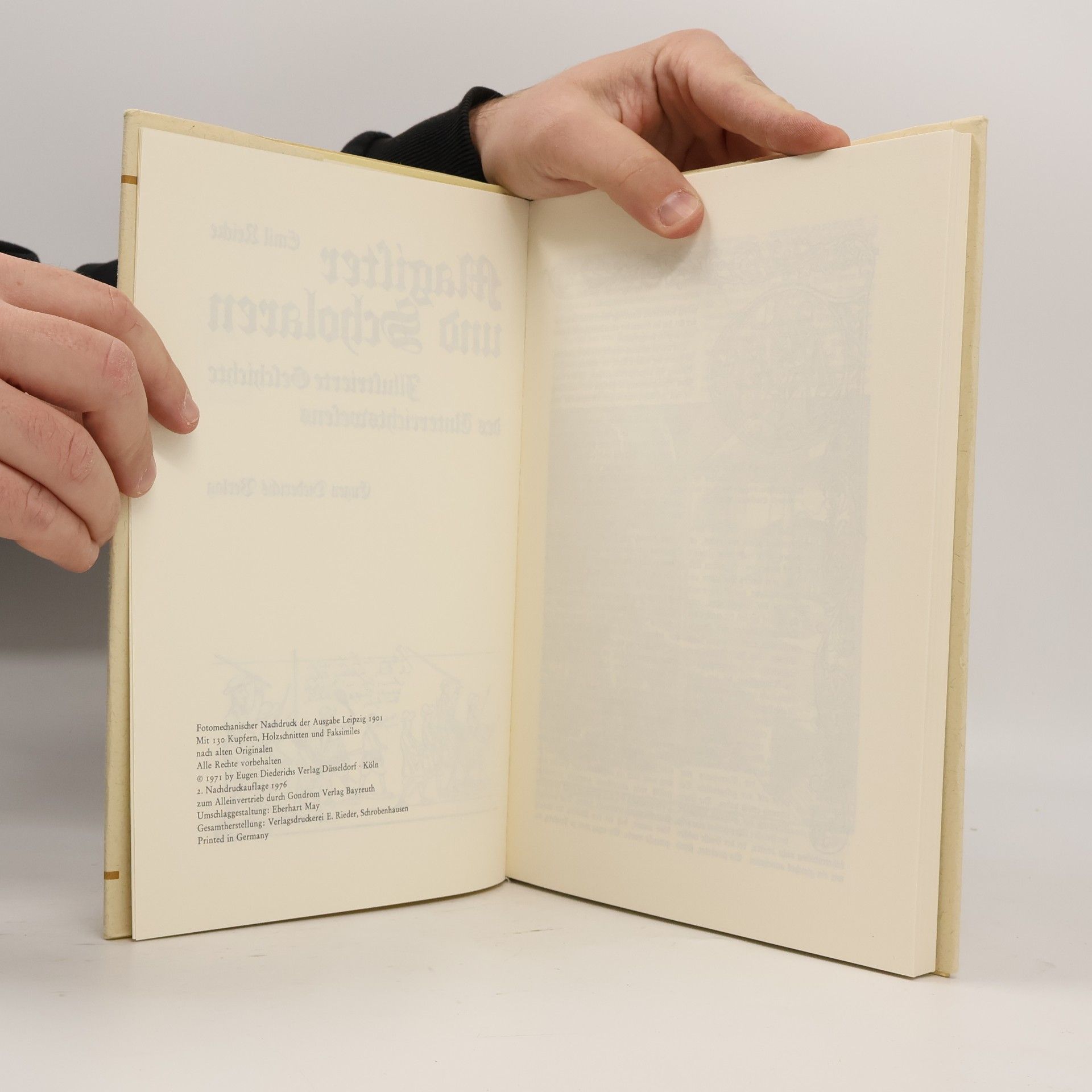 Emil Reicke Magister und Scholaren