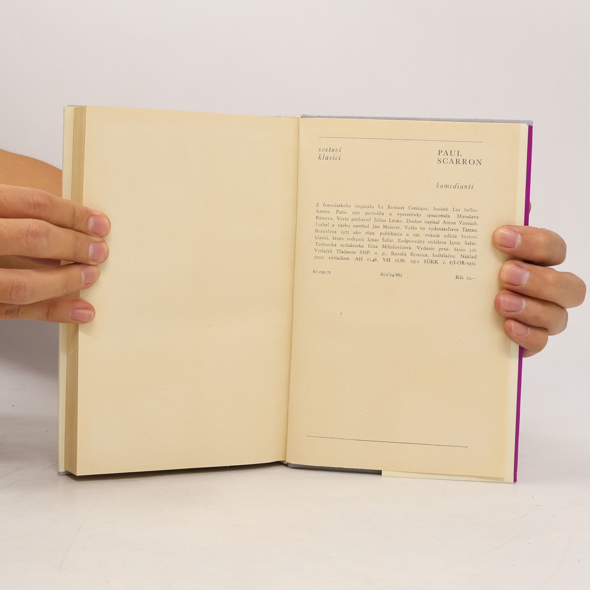 Paul Scarron Komedianti