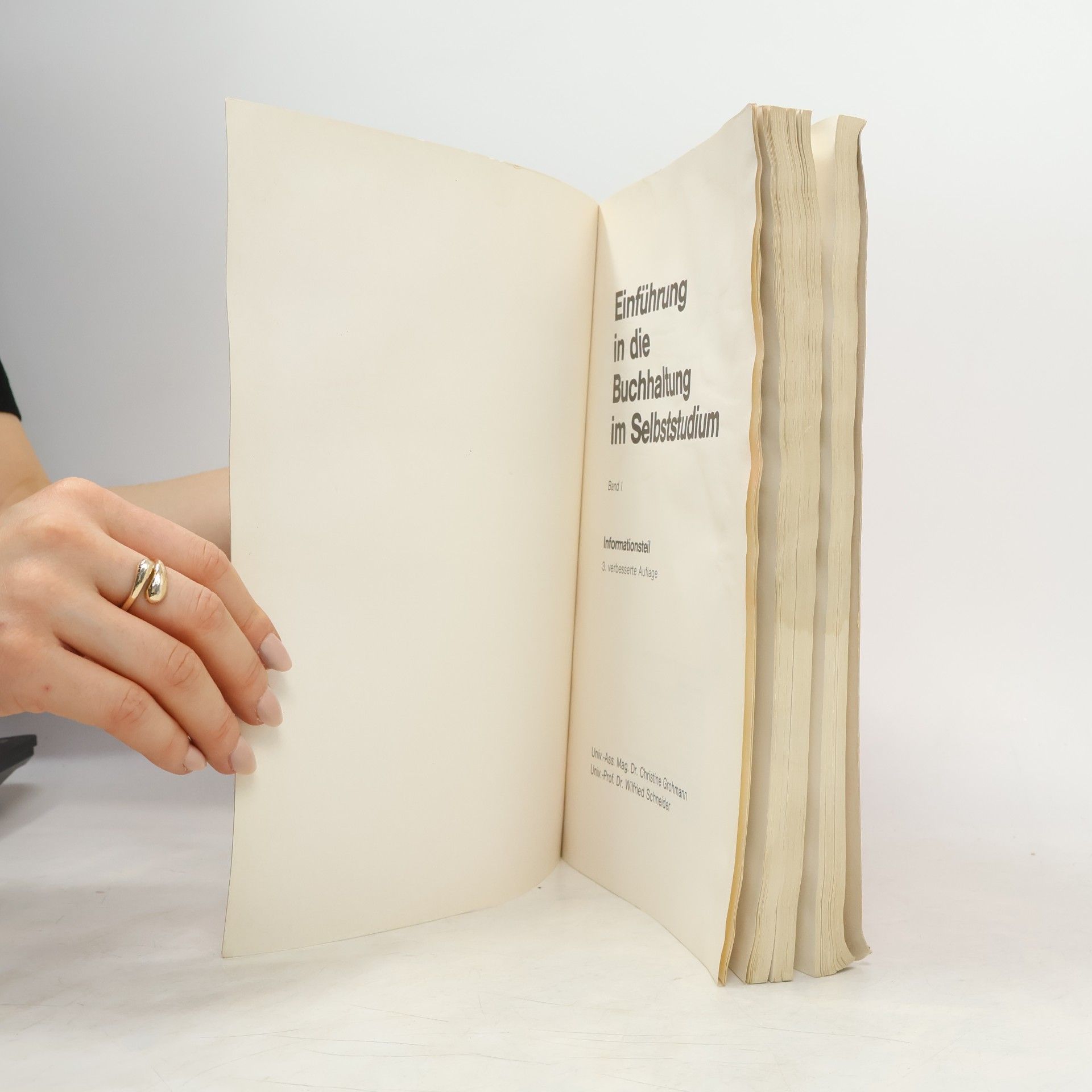 Christine Grohmann-Steiger Einführung in die Buchhaltung im Selbststudium I.