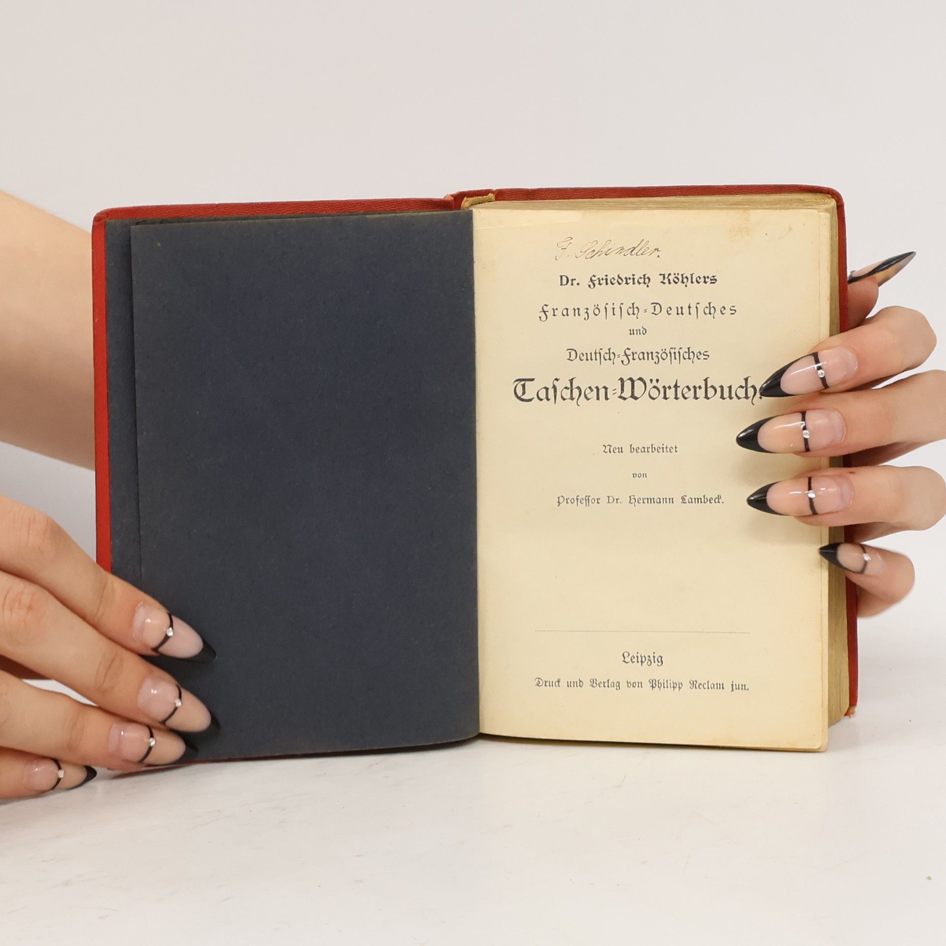 Friedrich Koehler Köhlers französisch-deutsches und deutsch-französisches Taschen-Wörterbuch