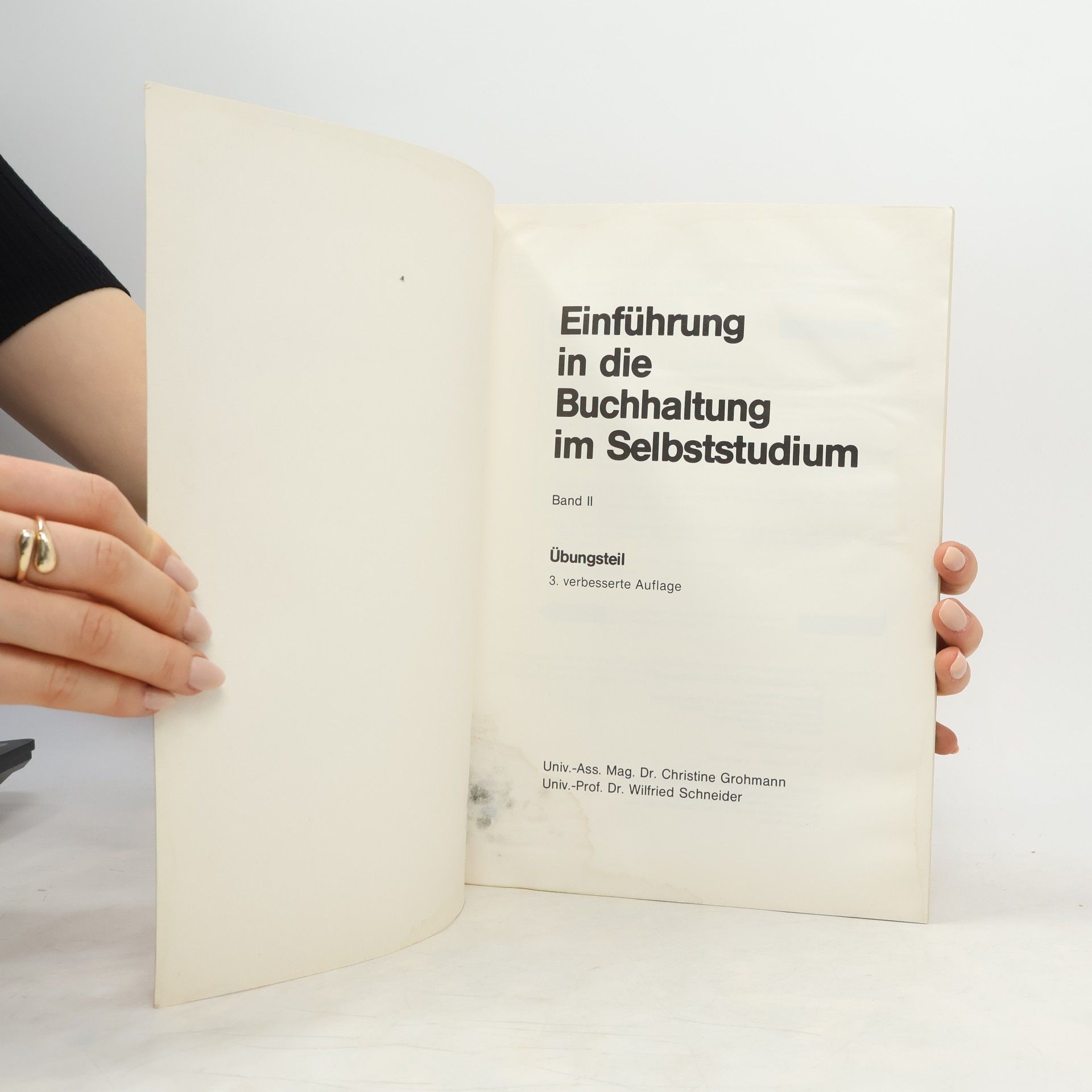 Christine Grohmann-Steiger Einführung in die Buchhaltung im Selbststudium Band II