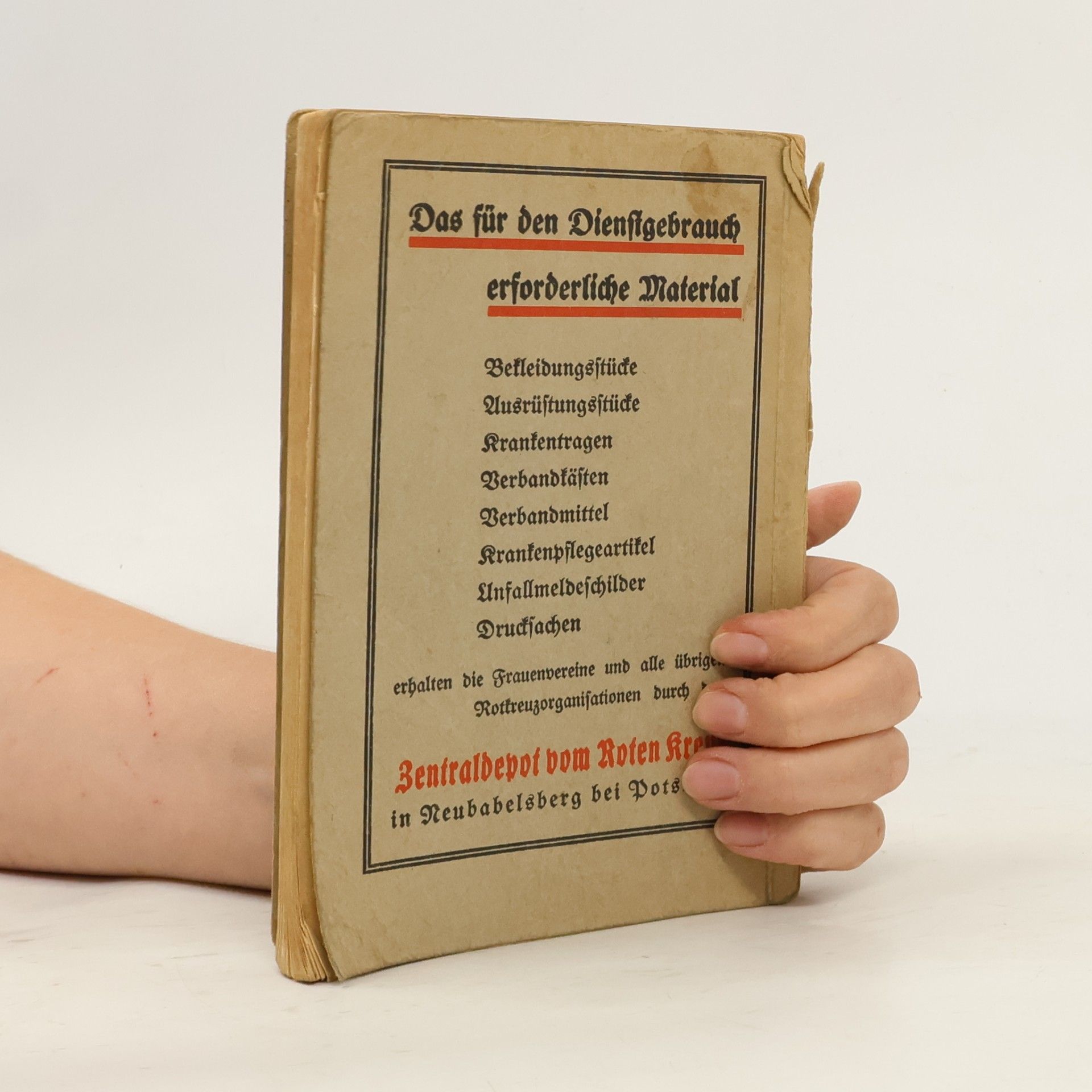 Hugo Hauke Unterrichtsbuch für die freiwilligen Hilfskräfte der Deutschen Frauenvereine vom Roten Kreuz