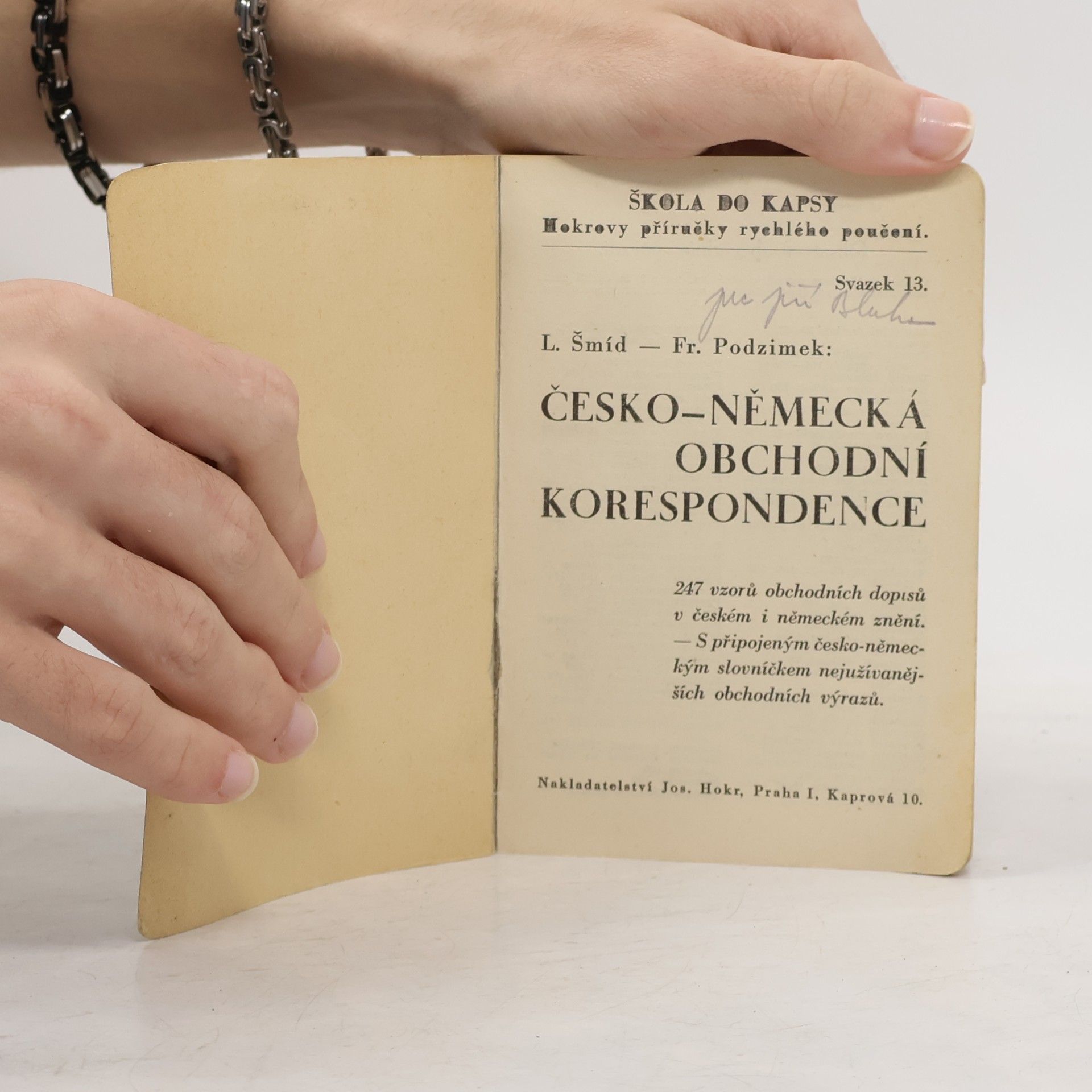 František Podzimek Česko-německá obchodní korespondence