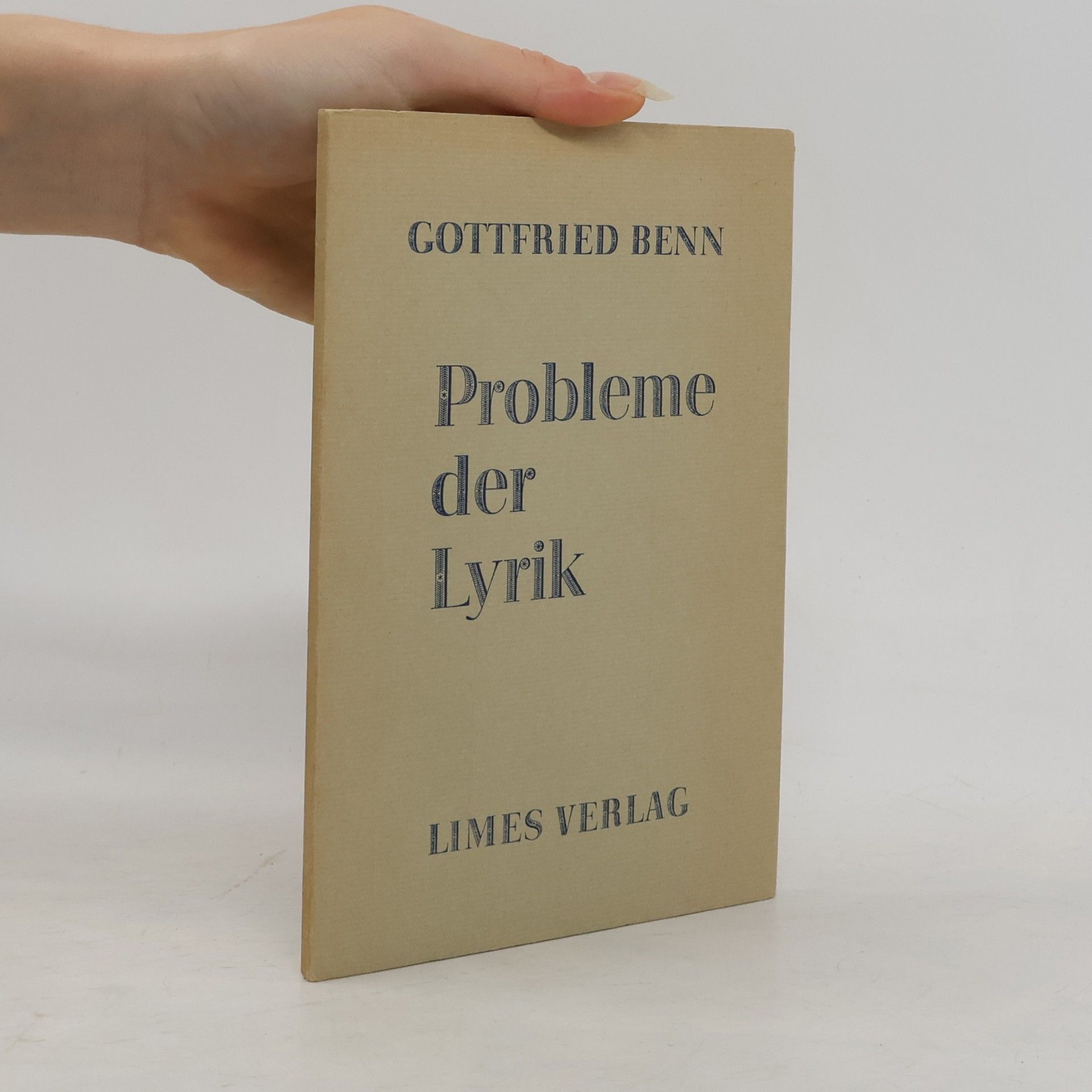 Probleme der Lyrik