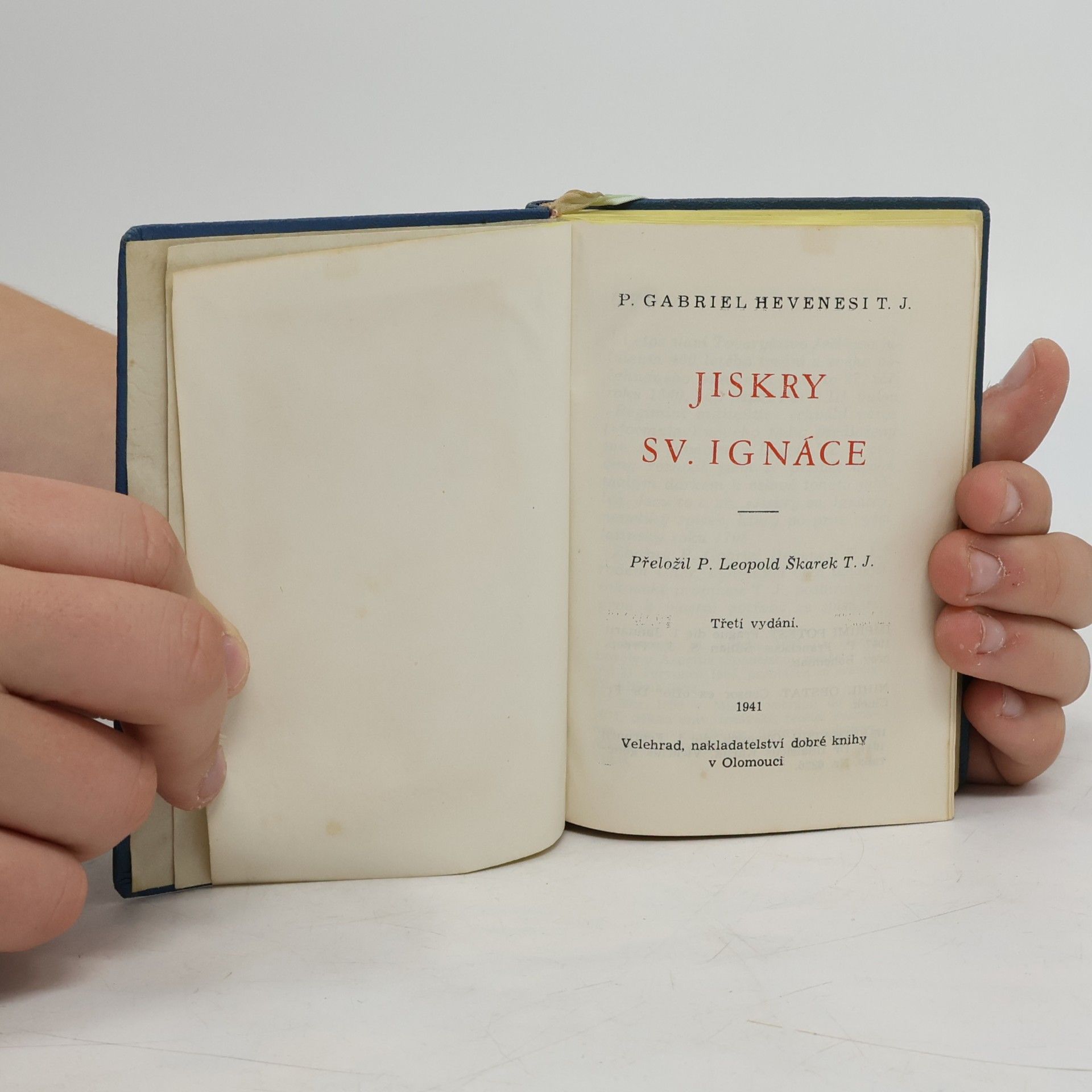 P. Gabriel Hevenesi T. J. Jiskry sv. Ignáce