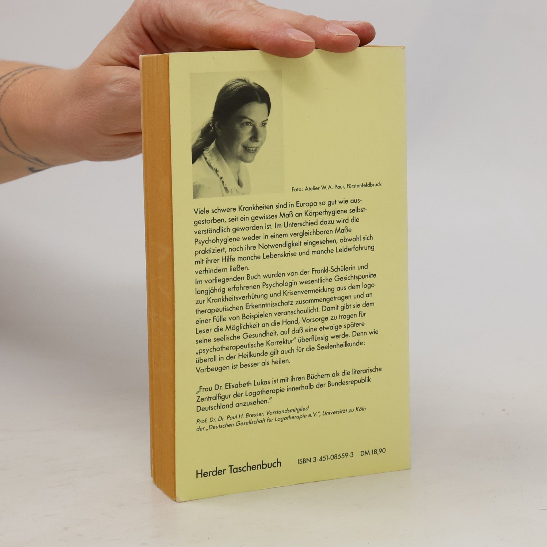 Elisabeth Lukas Psychologische Vorsorge
