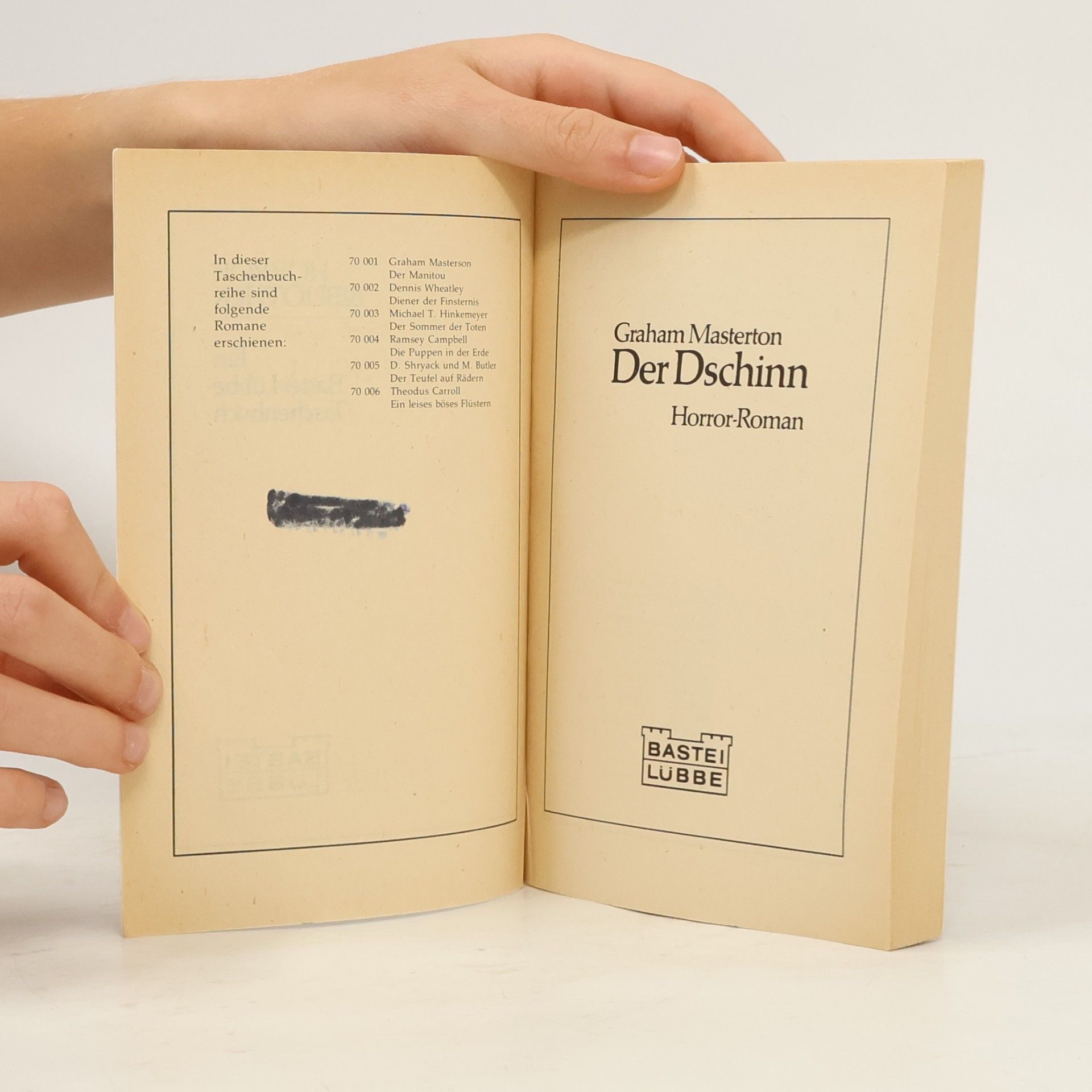 Graham Masterton Der Dschinn