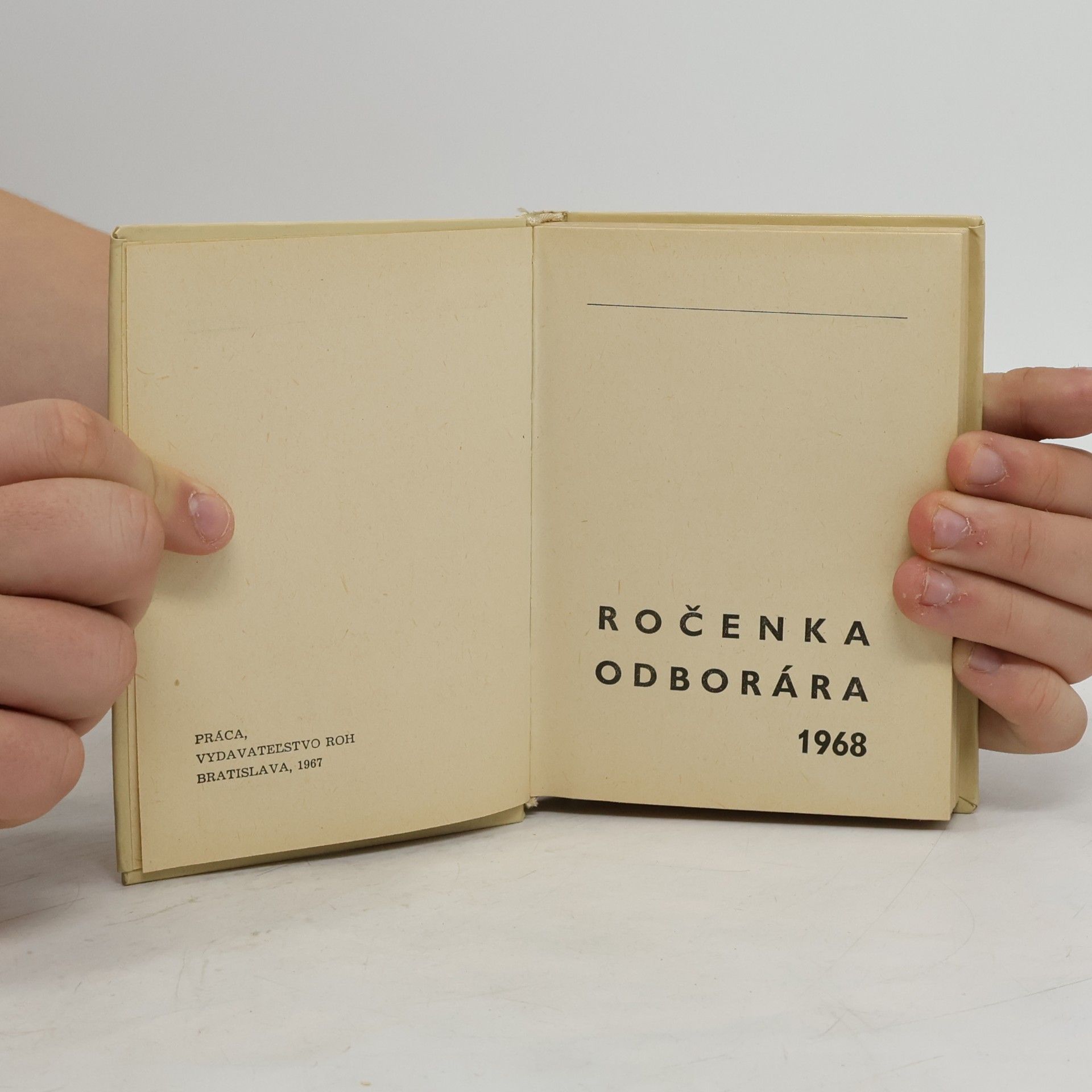 Kolektiv autorů Ročenka odborára 1968