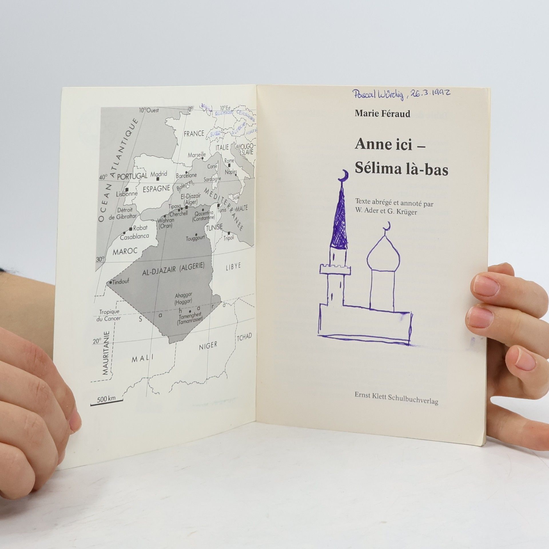Marie Féraud Anne ici - Selima la-bas. Lectures Francaises