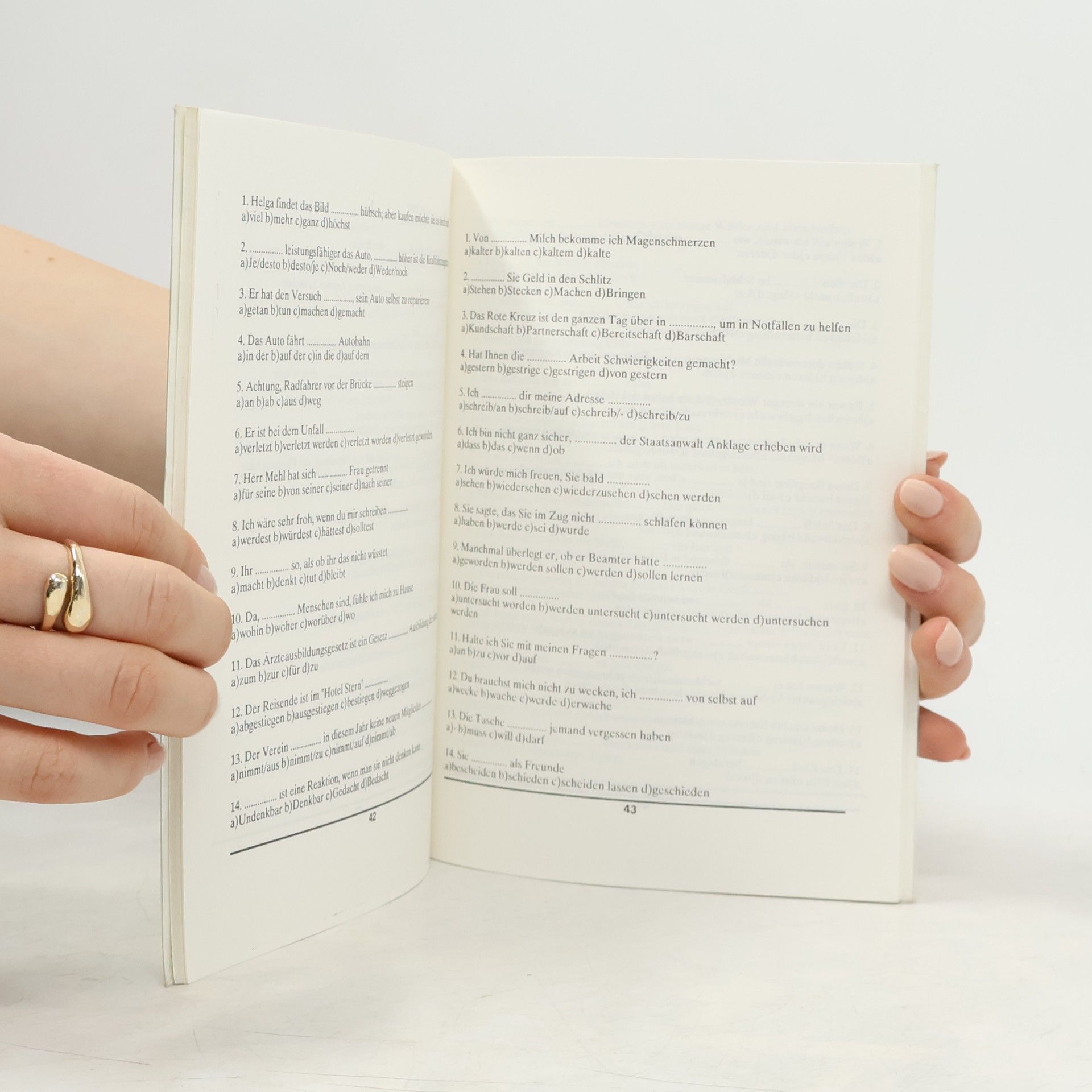 Annette Weinberg 1000 Tests Abwechselnde Antworten