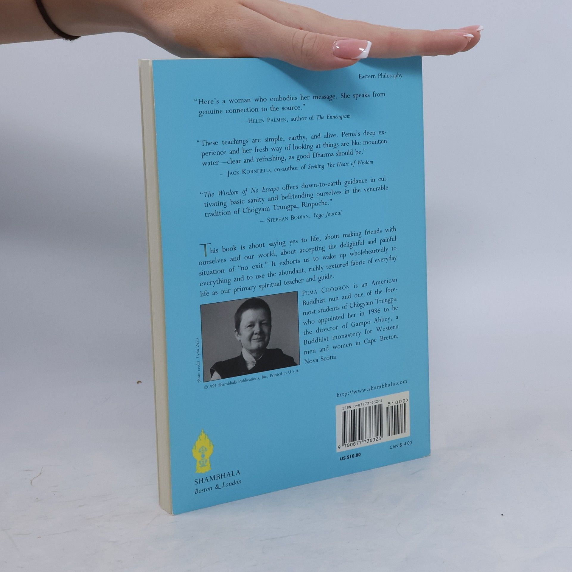 Pema Chödrön The Wisdom of No Escape and the Path of Loving-Kindness